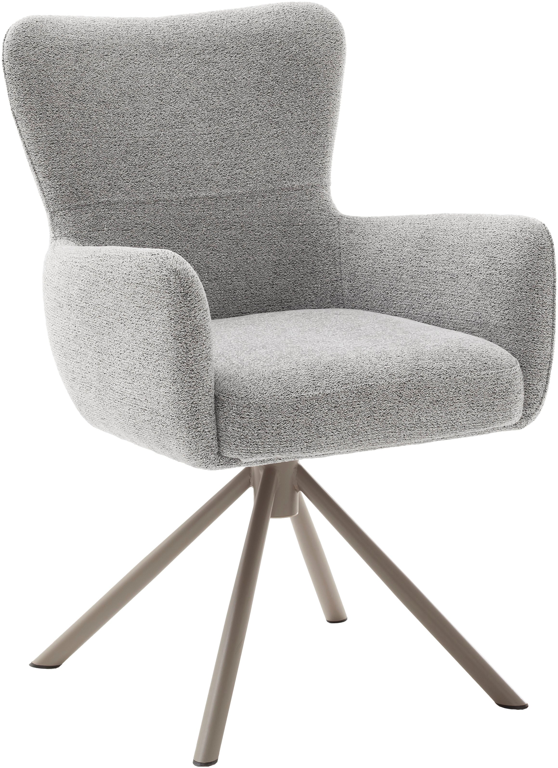 MCA furniture 4-Fussstuhl (Set) 2 Stk.Taschenfederkern, 360° drehbar