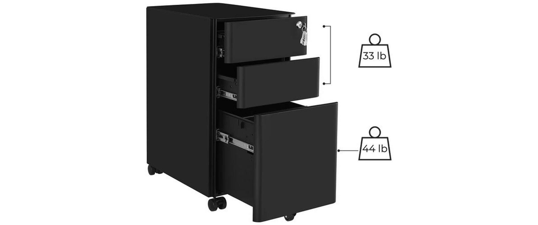 SONGMICS Rollcontainer »30 x 46 x 59 cm«