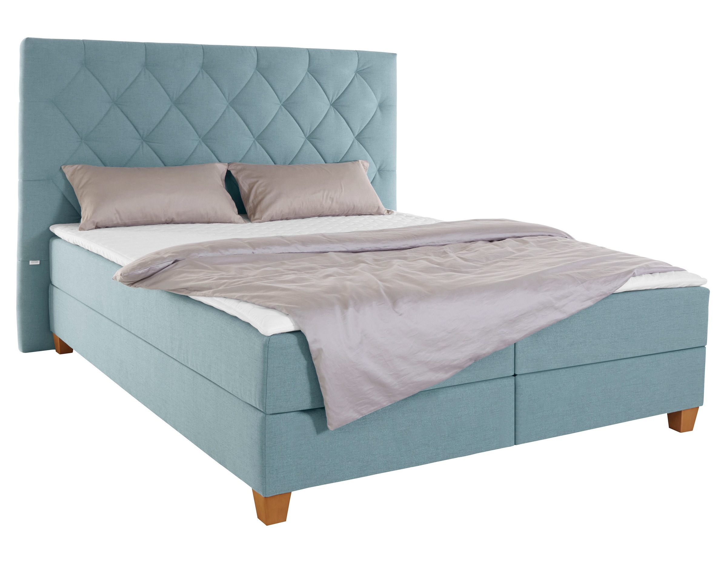 Guido Maria Kretschmer Home&Living Boxspringbett »Harmones hoch«, in 3 Breiten, Härtegrad auch im Mix mit je 1 Matratze in H2 und H3