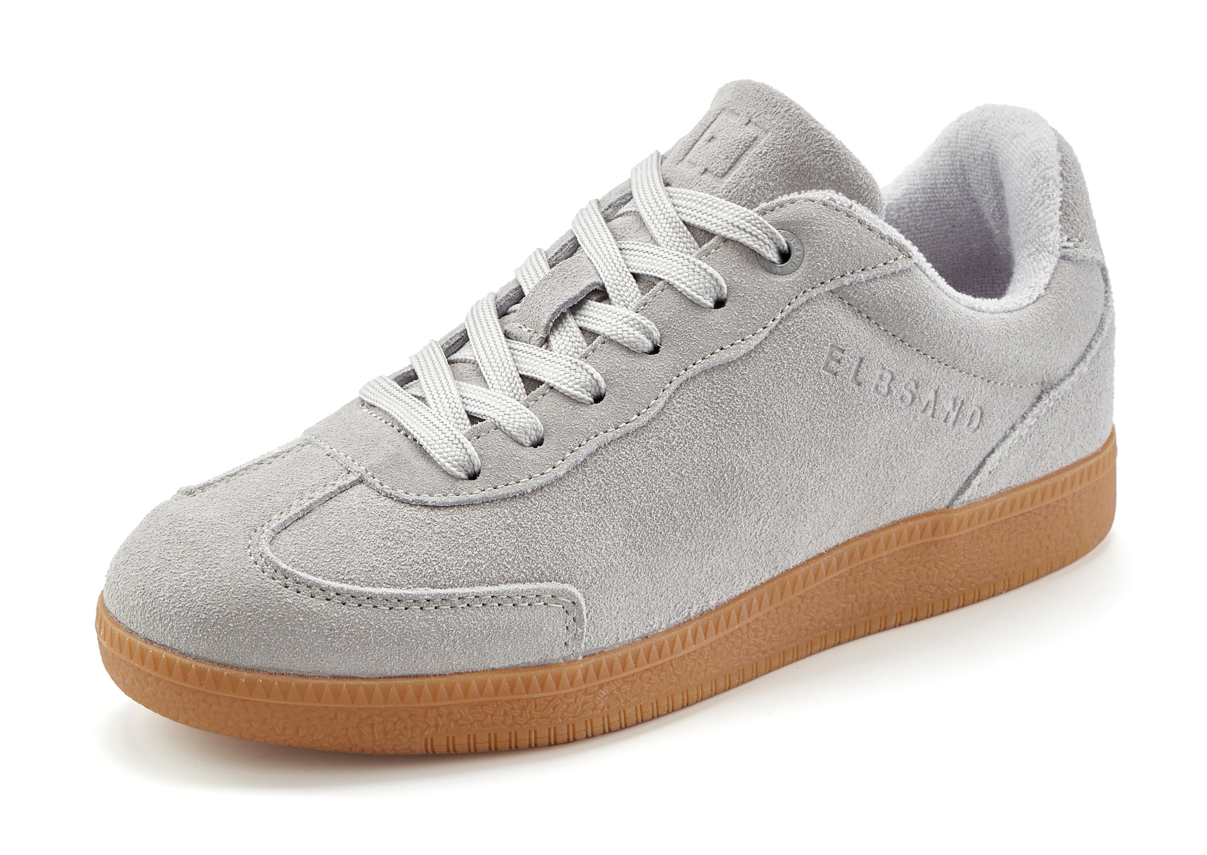 Elbsand Sneakers »Freizeitschuh, Schnürschuh, Turnschuh, Retro Sneaker, Lederschuh«  Sneaker en cuir, chaussure à lacets en cuir au look rétro moderne