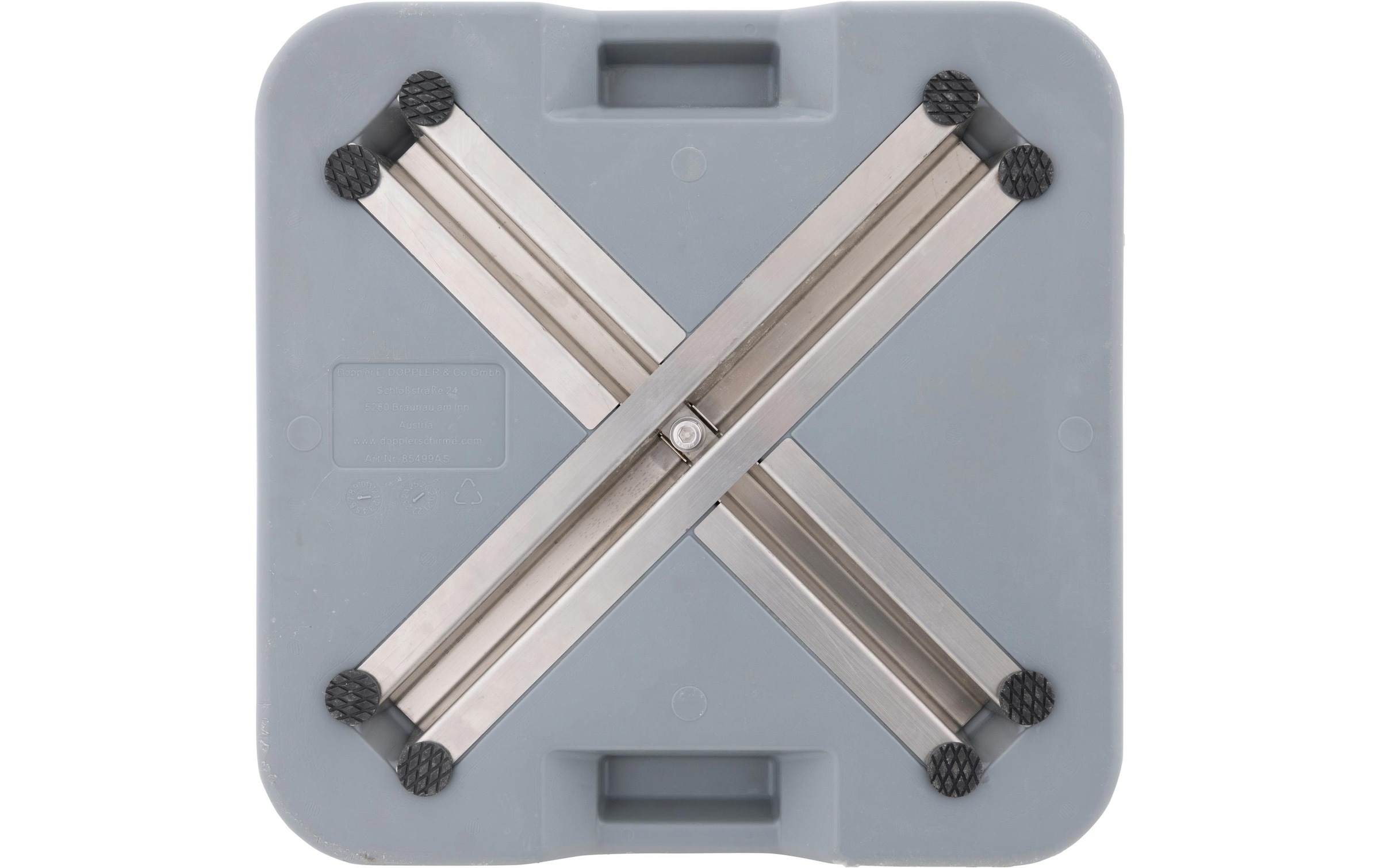 doppler® Kunststoffschirmständer »Beschwerer Active FILL-IT 3-in-1« hellgrau