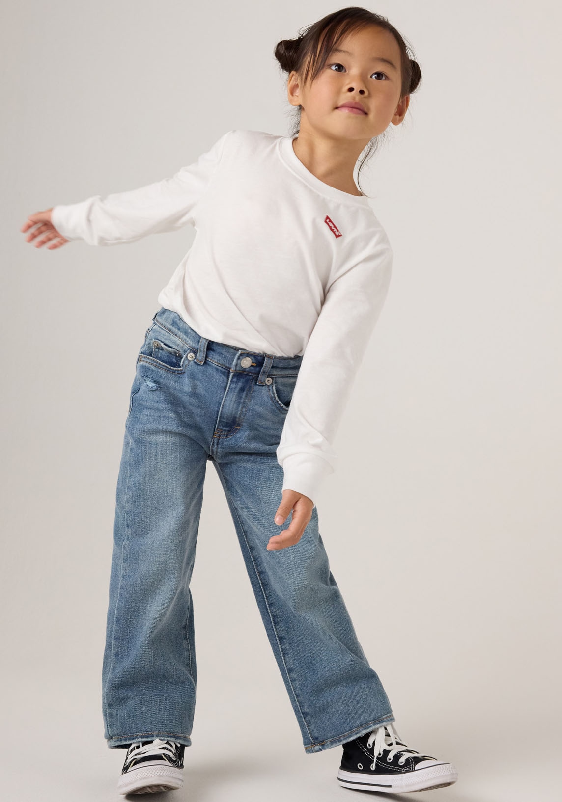 Levi's® Kids Jeans à 5 poches »LVG WIDE LEG JEANS« mit weitem Bein - for GIRLS