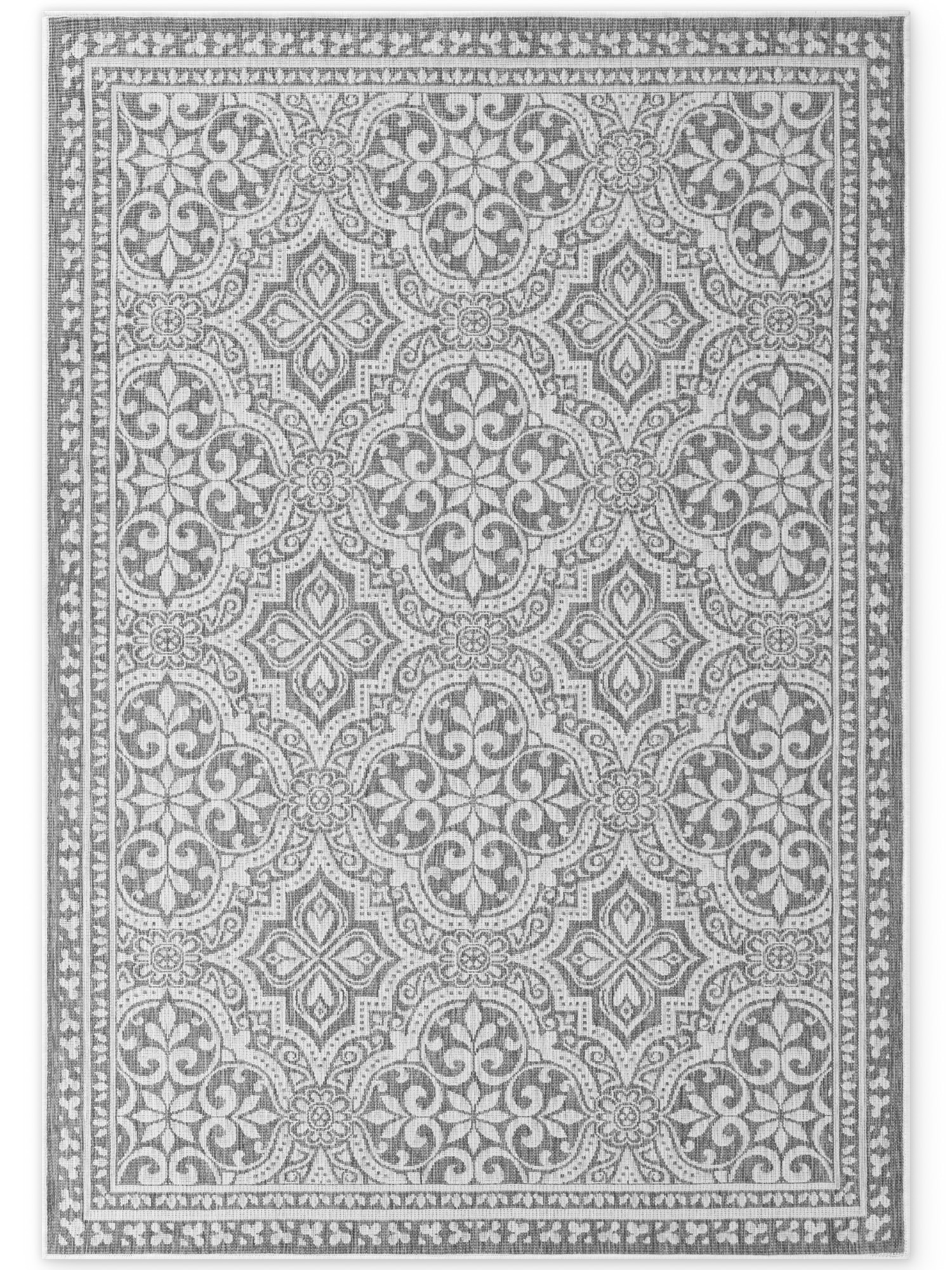 HANSE Home Outdoorteppich »Rosel Wendeteppich« rechteckig 5 mm Höhe In und Outdoor, Flachgewebe, wetterfest, pflegeleicht, robust