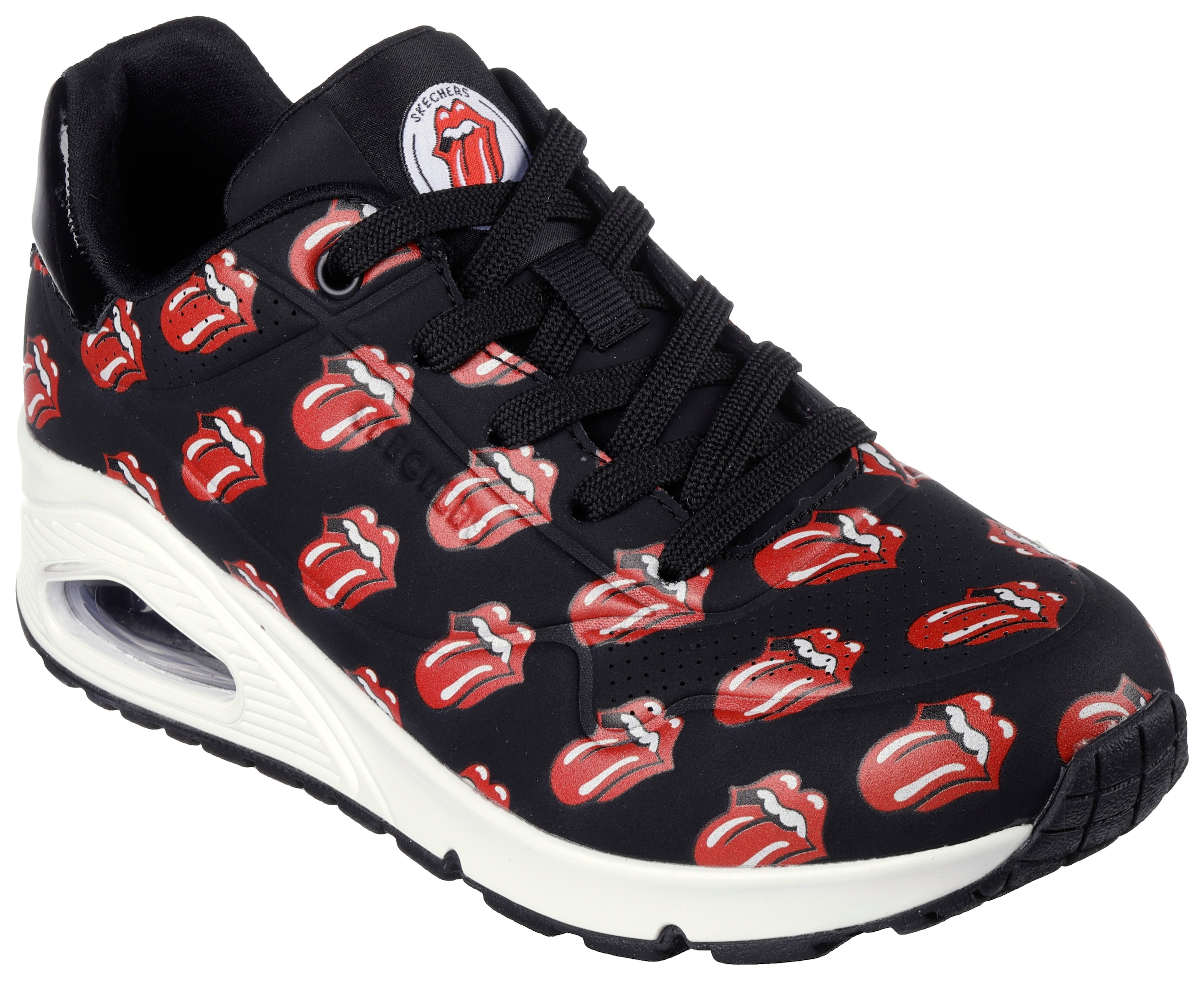 Skechers Sneaker »UNO-«, mit Rolling Stones-Print, Freizeitschuh, Halbschuh, Schnürschuh-Skechers 1