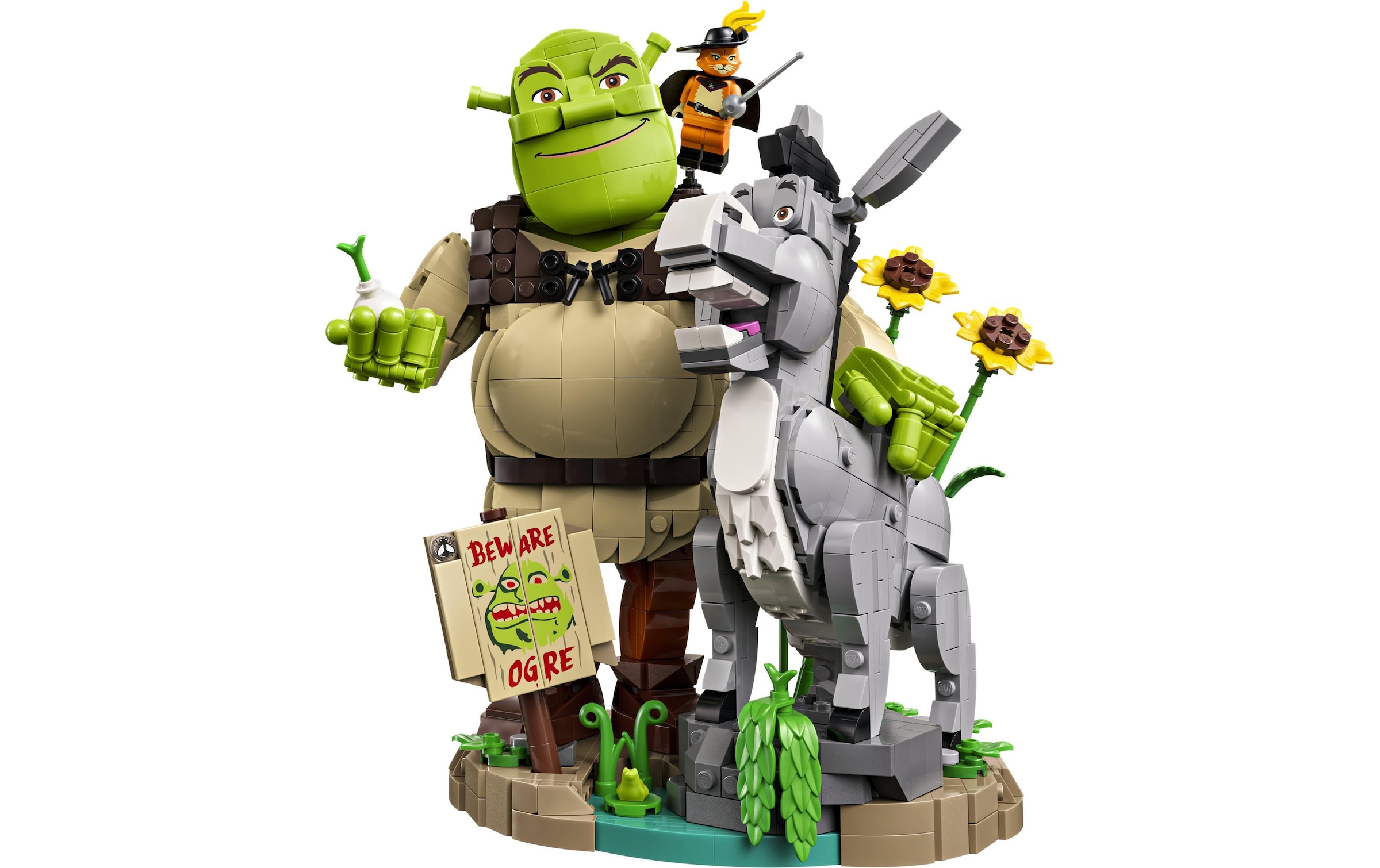 LEGO® Pions de construction »Shrek, Esel und Der Gestiefelte Kater (72423), LEGO Shrek« fabriqué en Europe