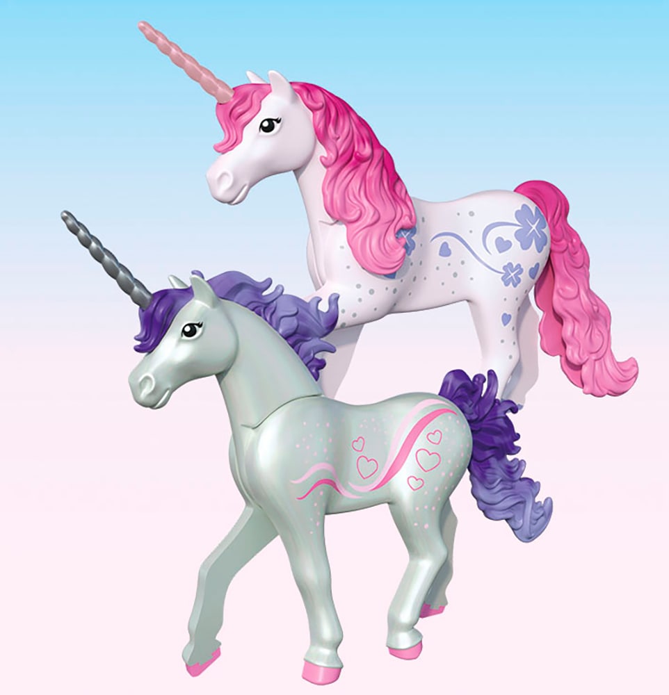 Playmobil® Jeu de construction »Zauberhafter Einhorn-Stall für Mama und Fohlen (71839), Princess Magic« Made in Europe