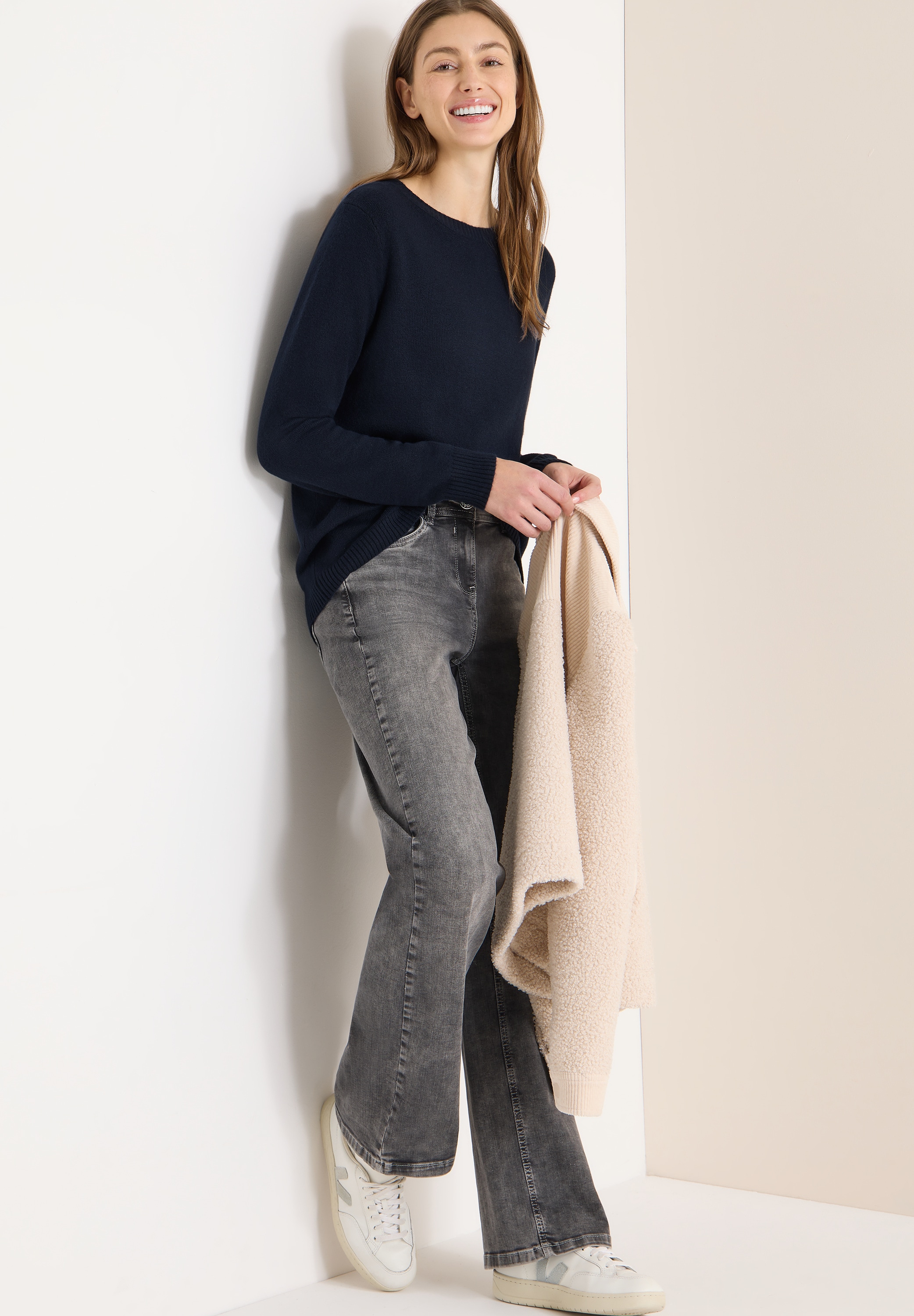 Cecil Strickpullover mit U-Boot-Ausschnitt