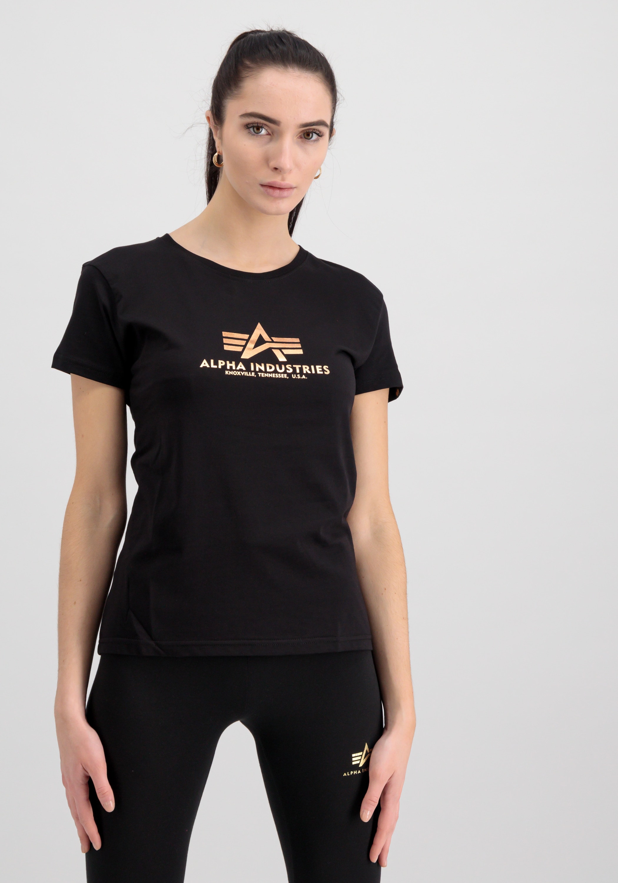 Image of Alpha Industries T-Shirt "New Basic T-Shirt BL FP W"