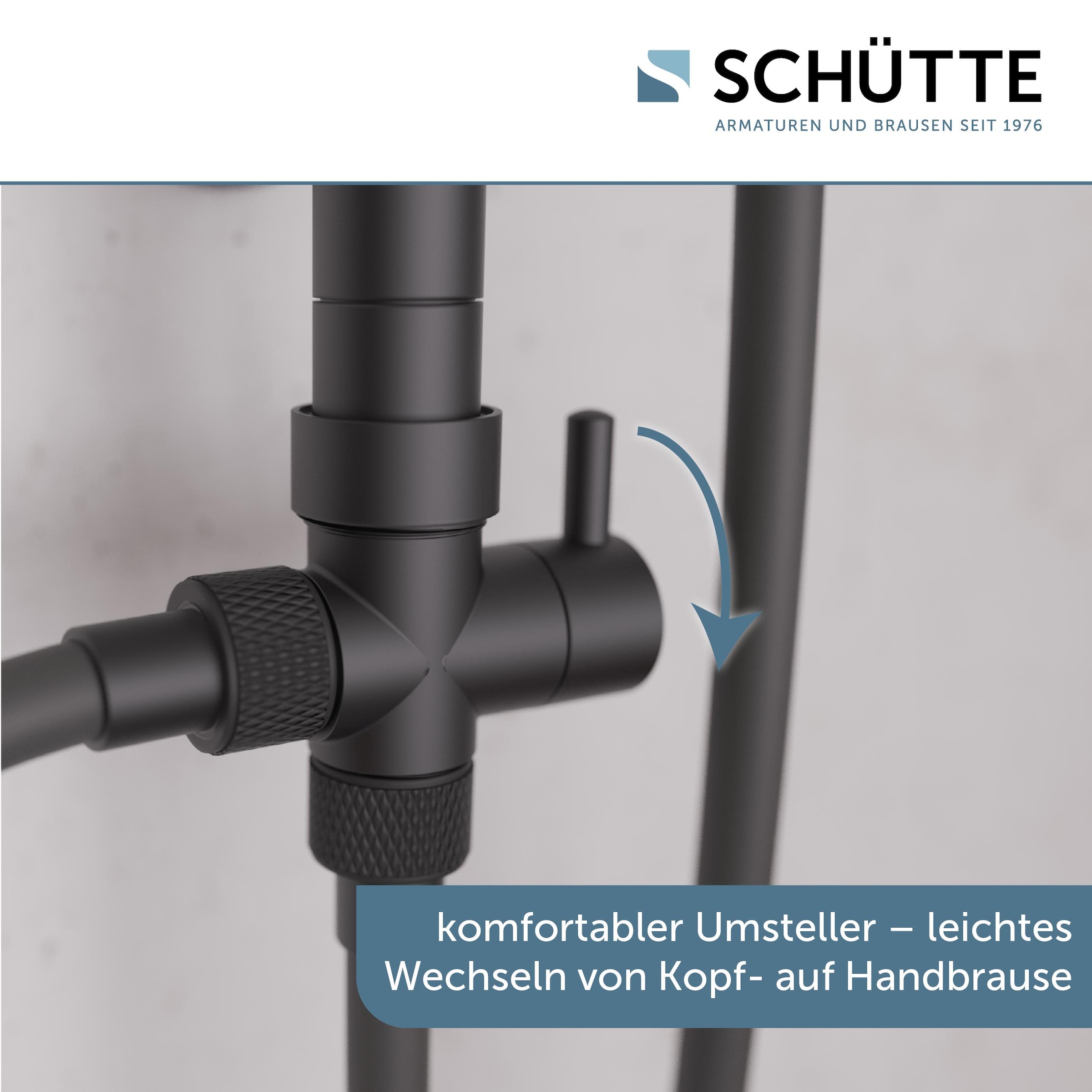 Schütte Garniture de douche »Mallorca« Duschsystem mit Kopfbrause und Handbrause
