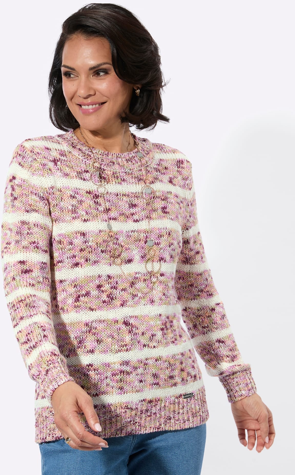 Casual Looks Rundhalspullover »Rundhals-Pullover«