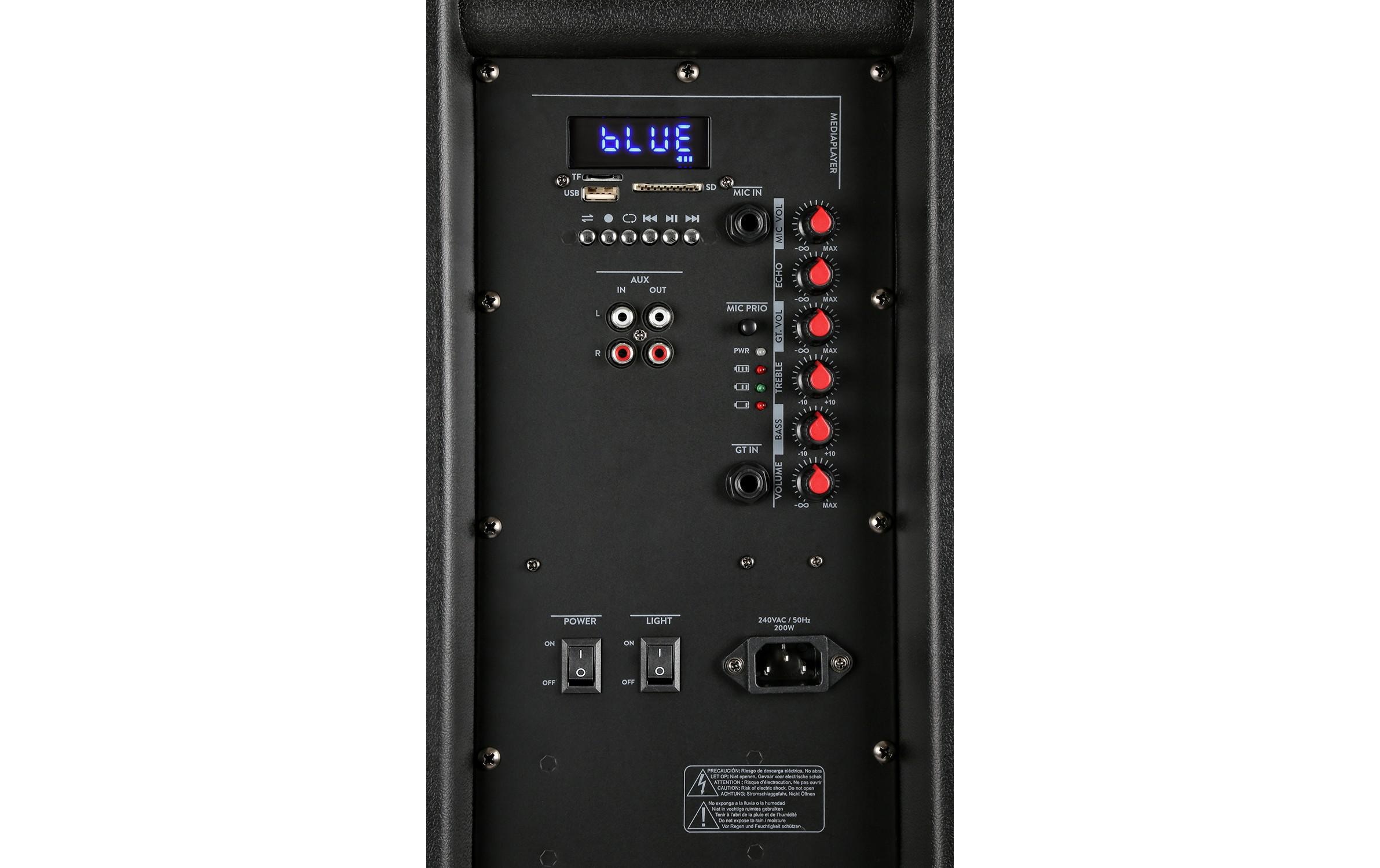 FENTON Lautsprecher »FT215LED Aktiv Trolley-Speaker« ( )