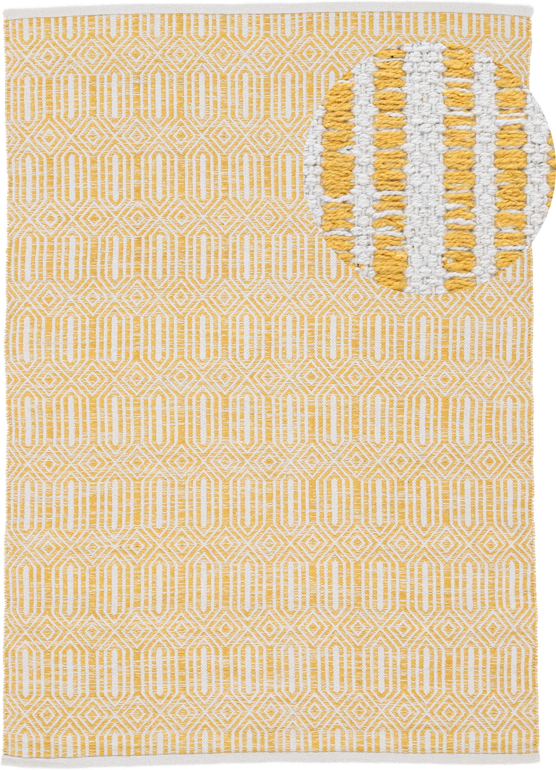 Image of carpetfine Teppich »Kelim Oregan«, rechteckig, 5 mm Höhe, Wendeteppich aus reiner Baumwolle, Wohnzimmer bei Ackermann Versand Schweiz