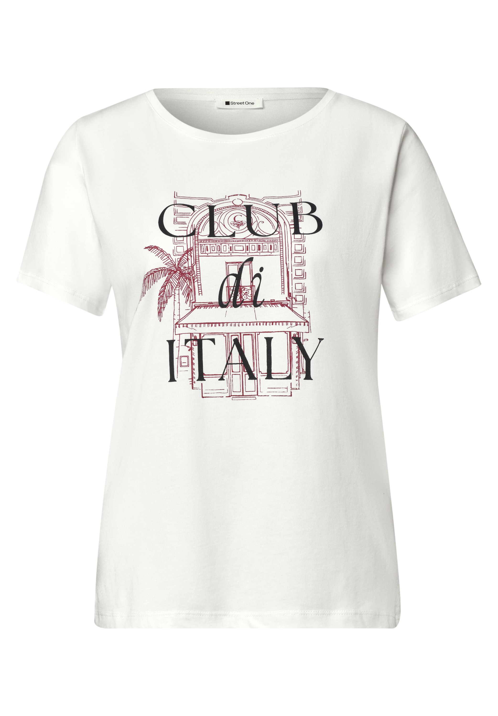 STREET ONE T-shirt à manches courtes Sommershirt mit Artwork