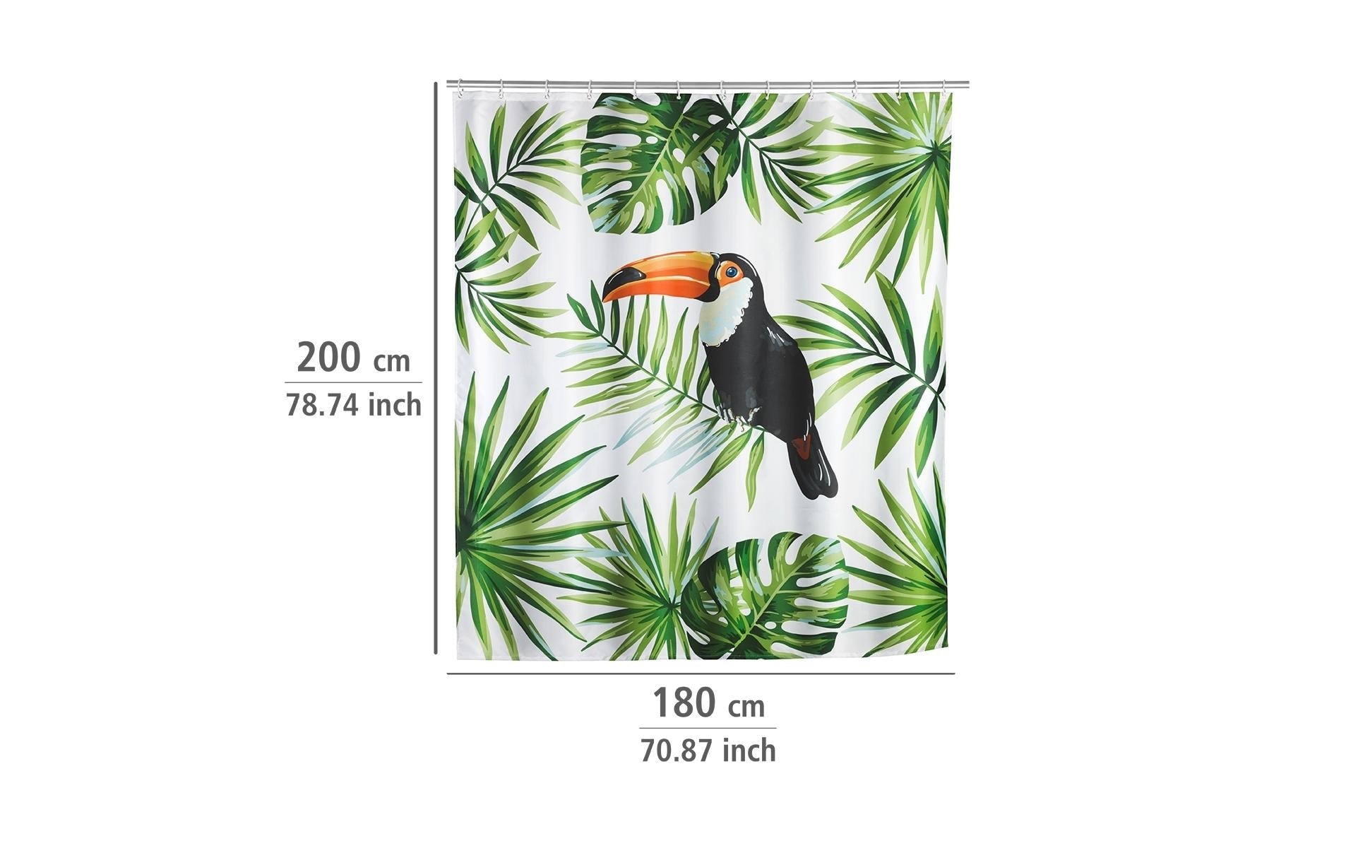 WENKO Duschvorhang »Tucan«