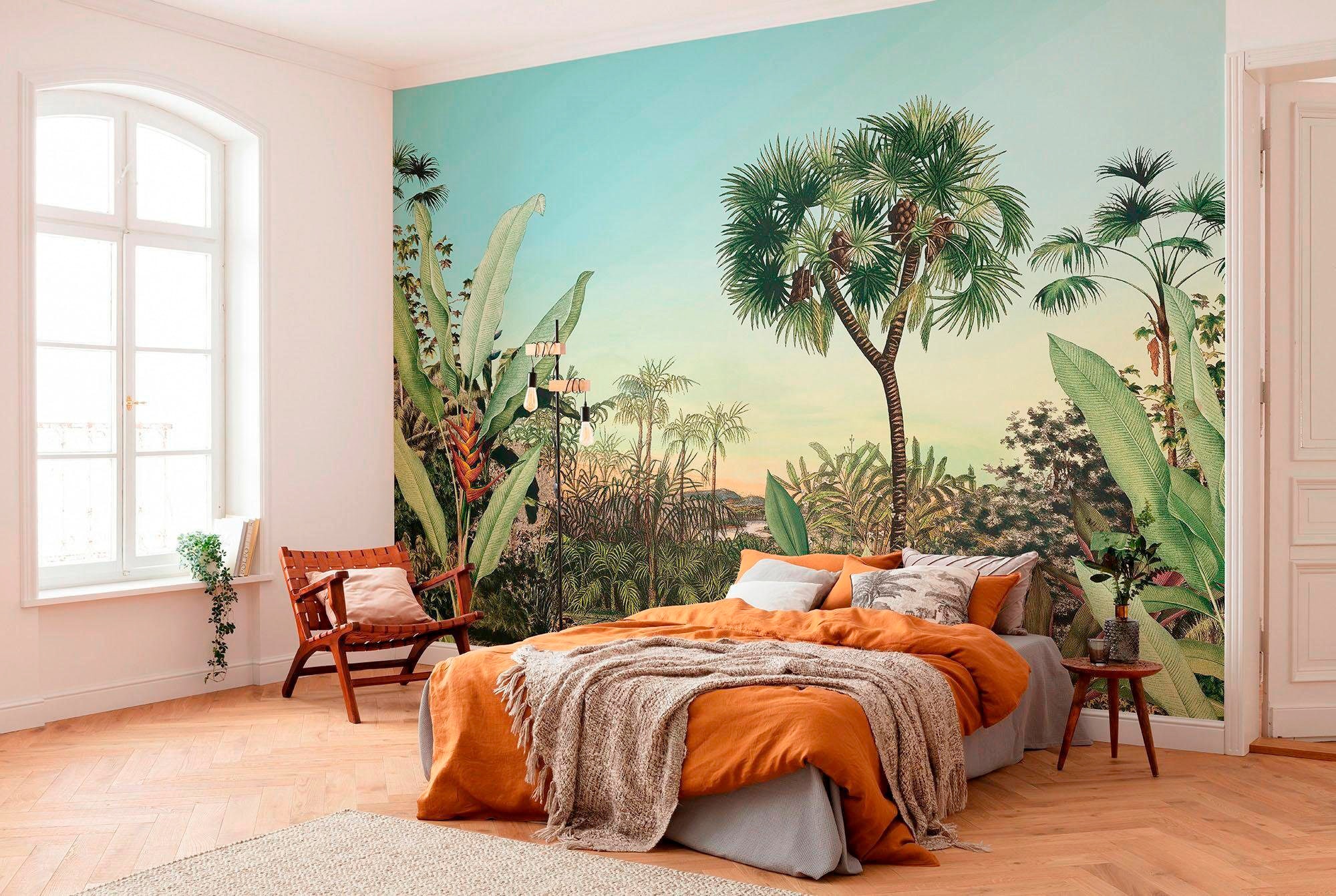 Komar Vliestapete »Digitaldruck Vlies - Oasis - Grösse 350 x 250 cm«, bedruckt, Wohnzimmer, Schlafzimmer