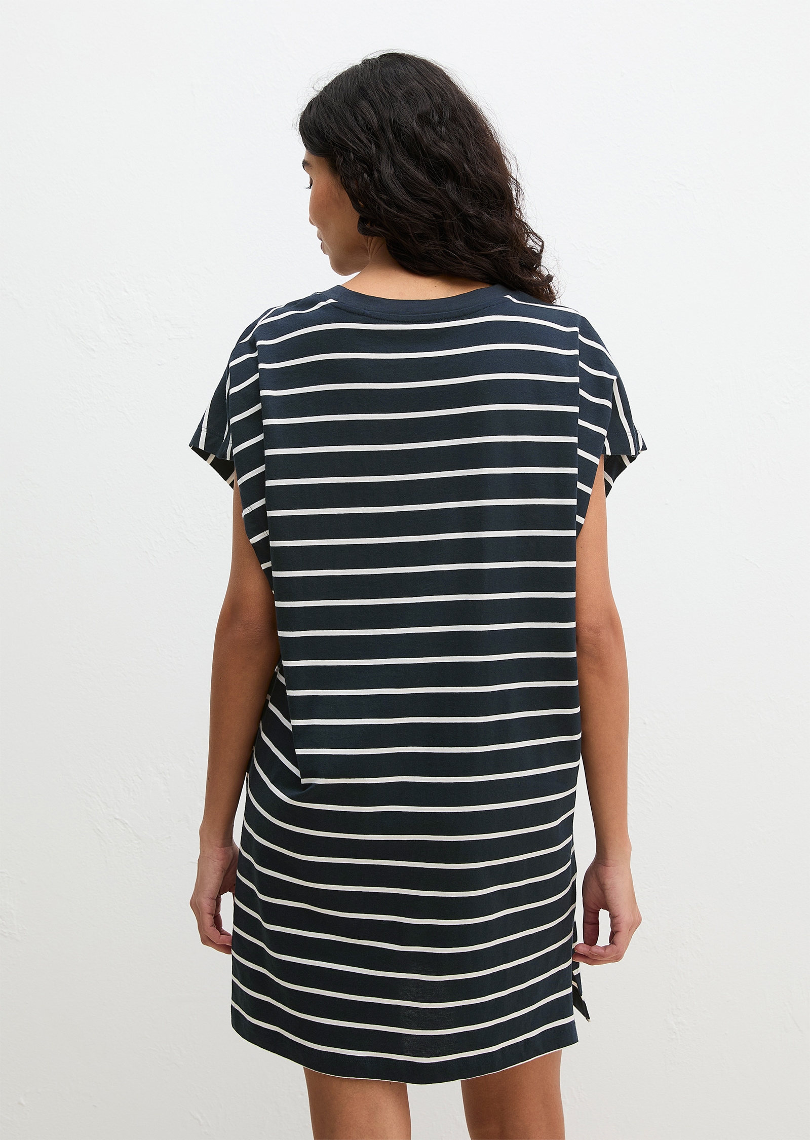 Marc O'Polo Chemise de nuit »Mix N Match Nightdress« gestreift, mit Rundhalsausschnitt