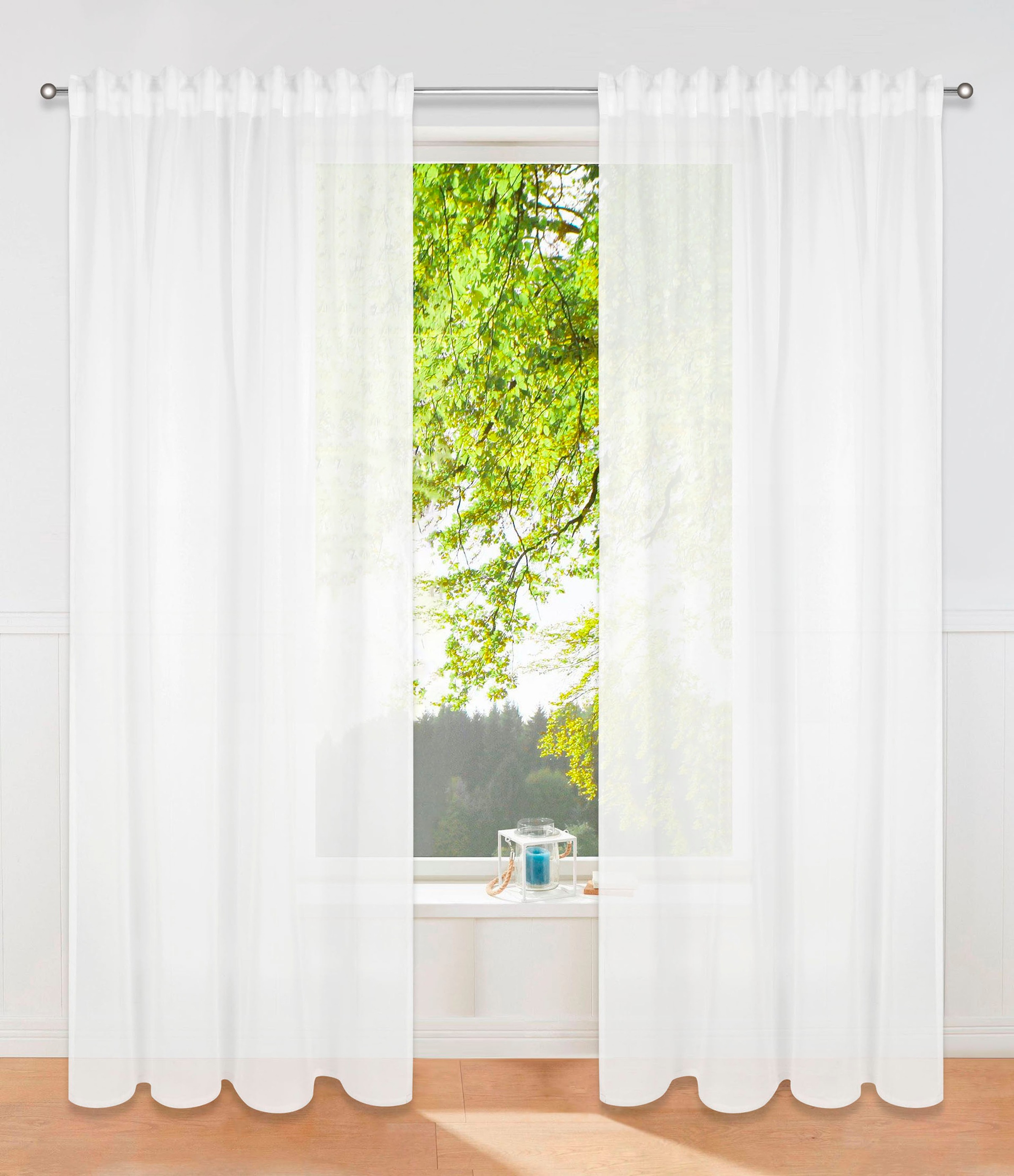 Image of GOODproduct Gardine "Dolly" Multifunktionsband 2 Stk. tlg. gewebt, Polyester