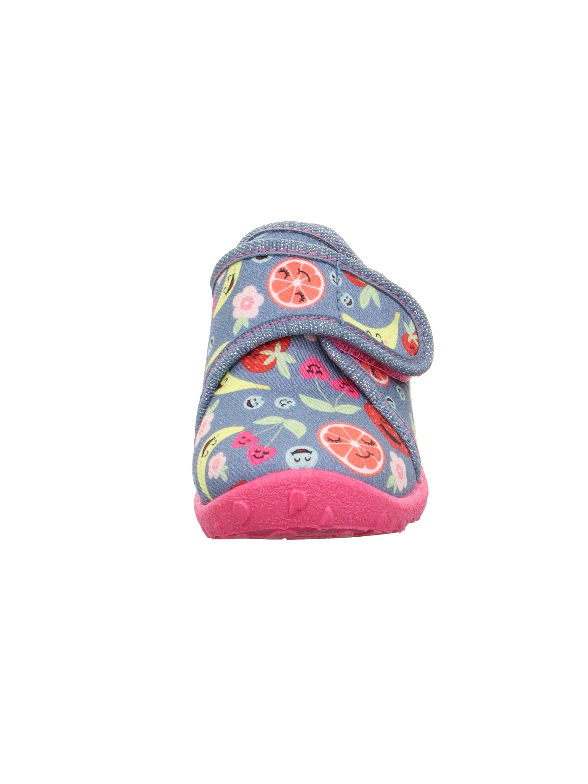 Superfit Hausschuh »SPOTTY WMS: mittel«  Klettschuh, mit süssem Motiv, Grössenschablone zum Download