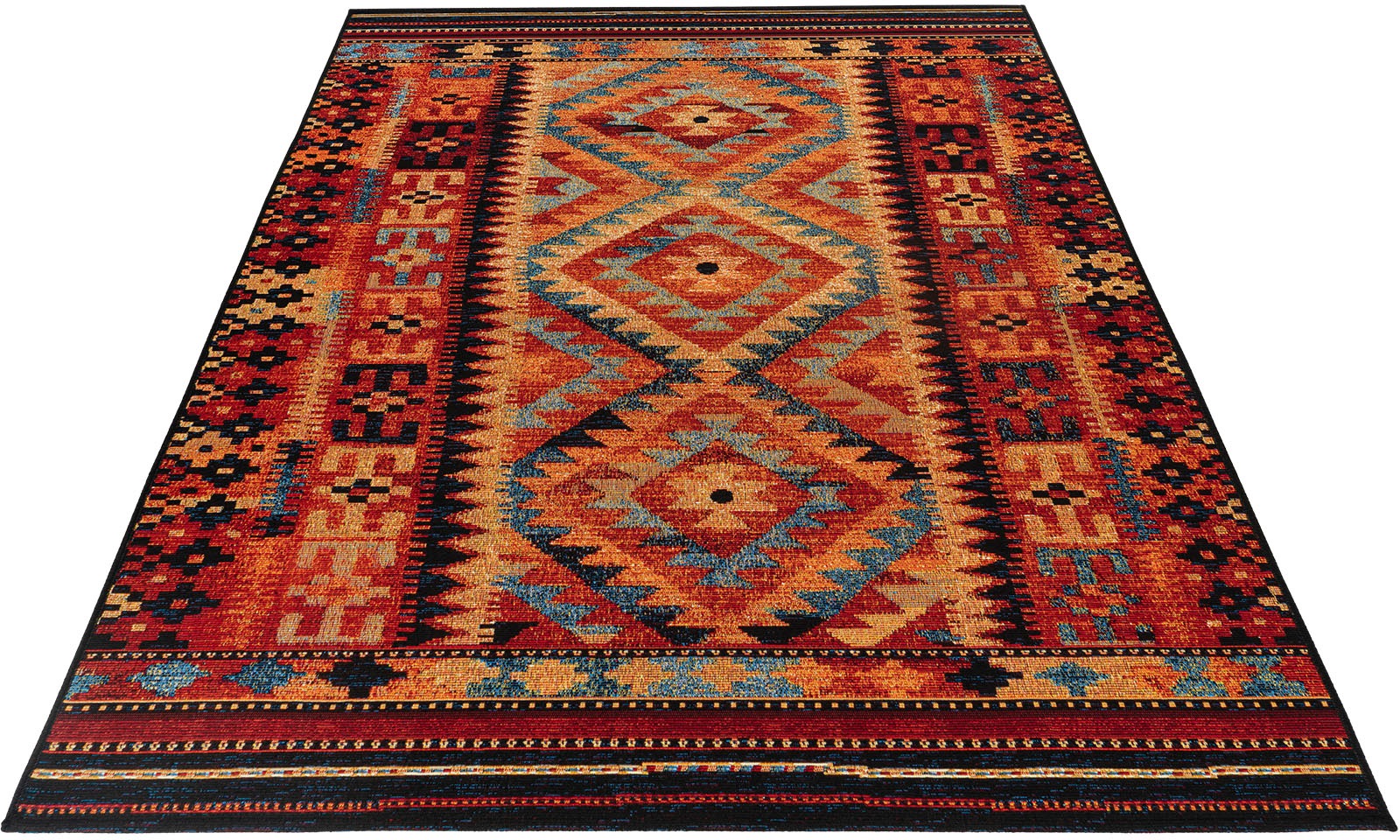 Image of Obsession Teppich »My Gobelina 641«, rechteckig, 6 mm Höhe, Kurzflor, Ethno Design, Jacquard-Webtechnik, In- und Outdoor geeignet, Wohnzimmer bei Ackermann Versand Schweiz