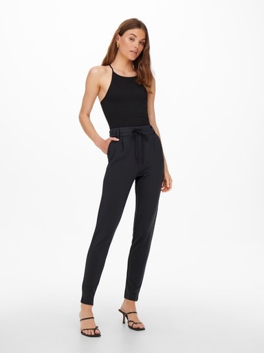 ONLY Jogger Pants »ONLPOPTRASH LIFE EASY COL PANT PNT NOOS«, bequeme Form mit elastischem Bund und Kordelzug