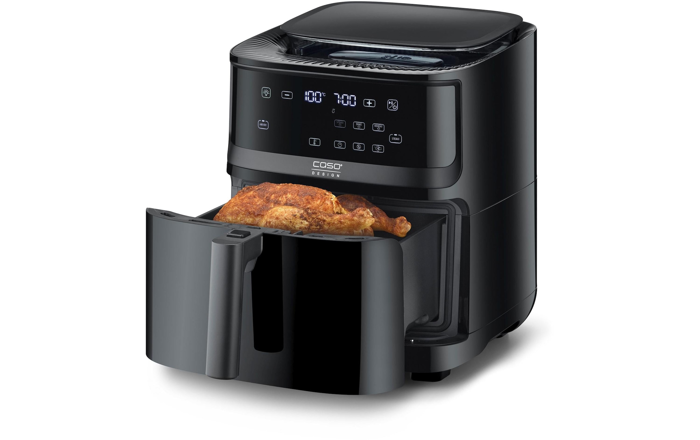 Caso Heissluftfritteuse »AirFry & Steam 700 45352 kg, Schwarz«, 1700 W