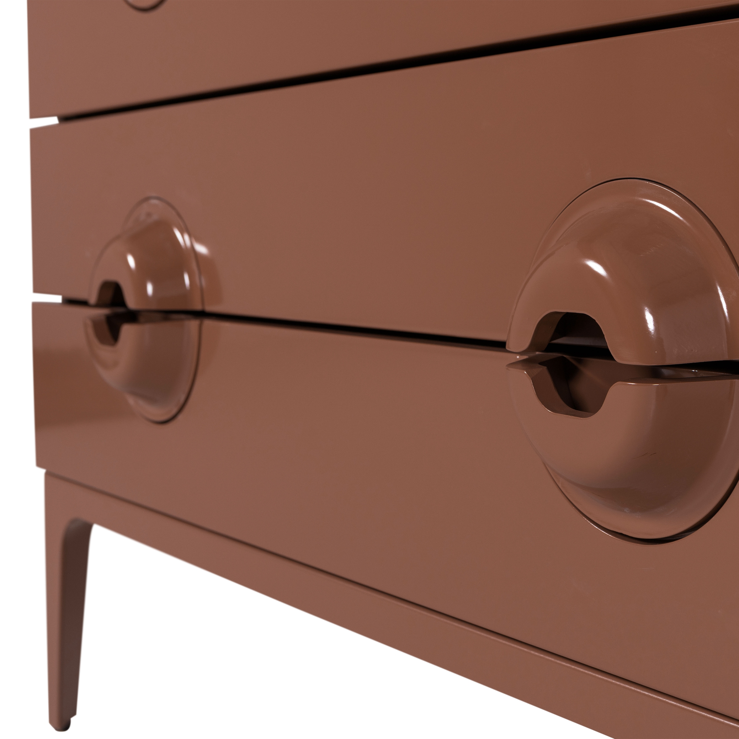 WOOOD Buffet »Merge mit Eukalyptusholz und Dämpfung Funktion B 110 x T 44 x H 89 cm« Capacité de charge 150 kg, livré entièrement monté, veinage visible