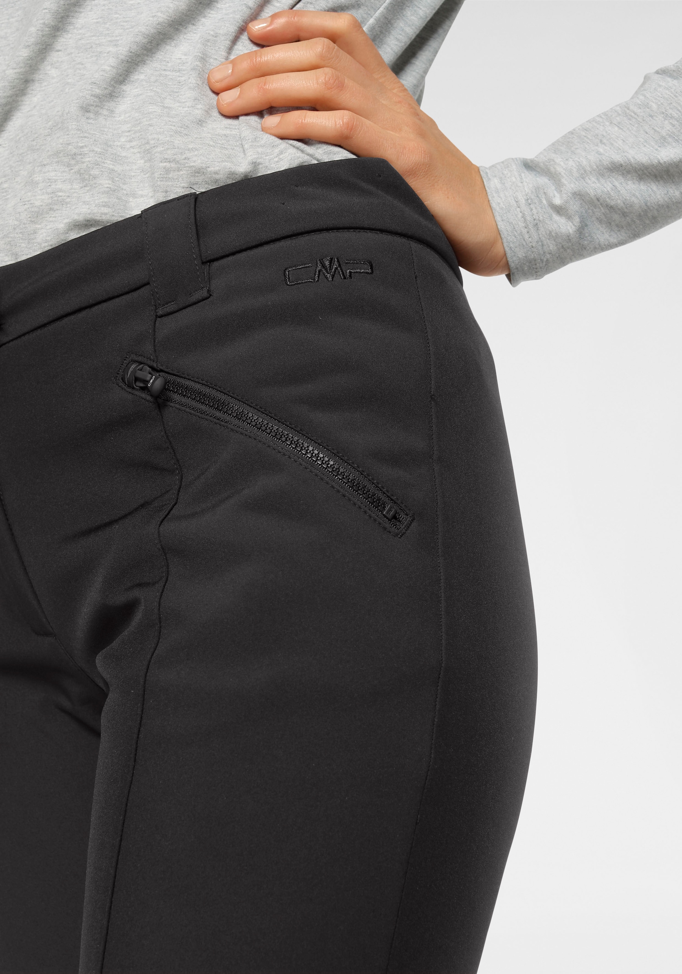 CMP Softshellhose »WOMAN LONG PANT«, Wasserabweisend & Windabweisend & Atmungsaktiv
