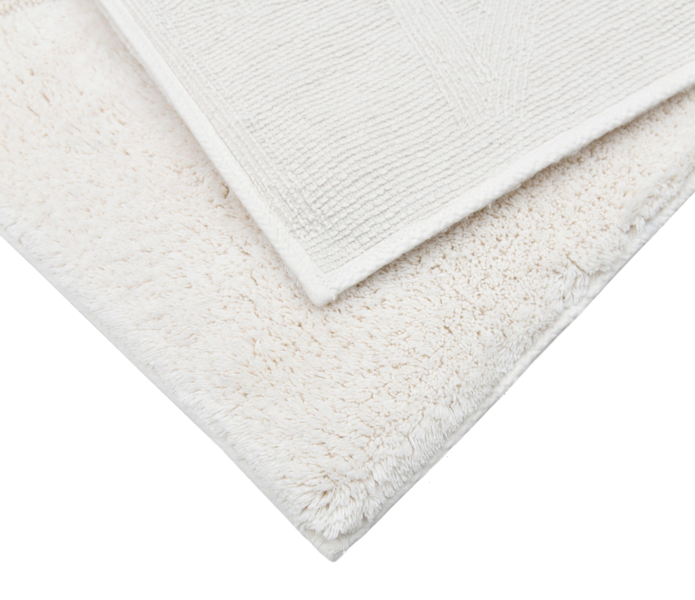 GOODproduct Badematte »Marie, Badvorleger, Badezimmer Teppich« Höhe 13 mm rutschhemmend beschichtet fussbodenheizungsgeeignet | strapazierfähig Badteppich, Stern Motiv, Hoch-Tief-Struktur, auch als Set