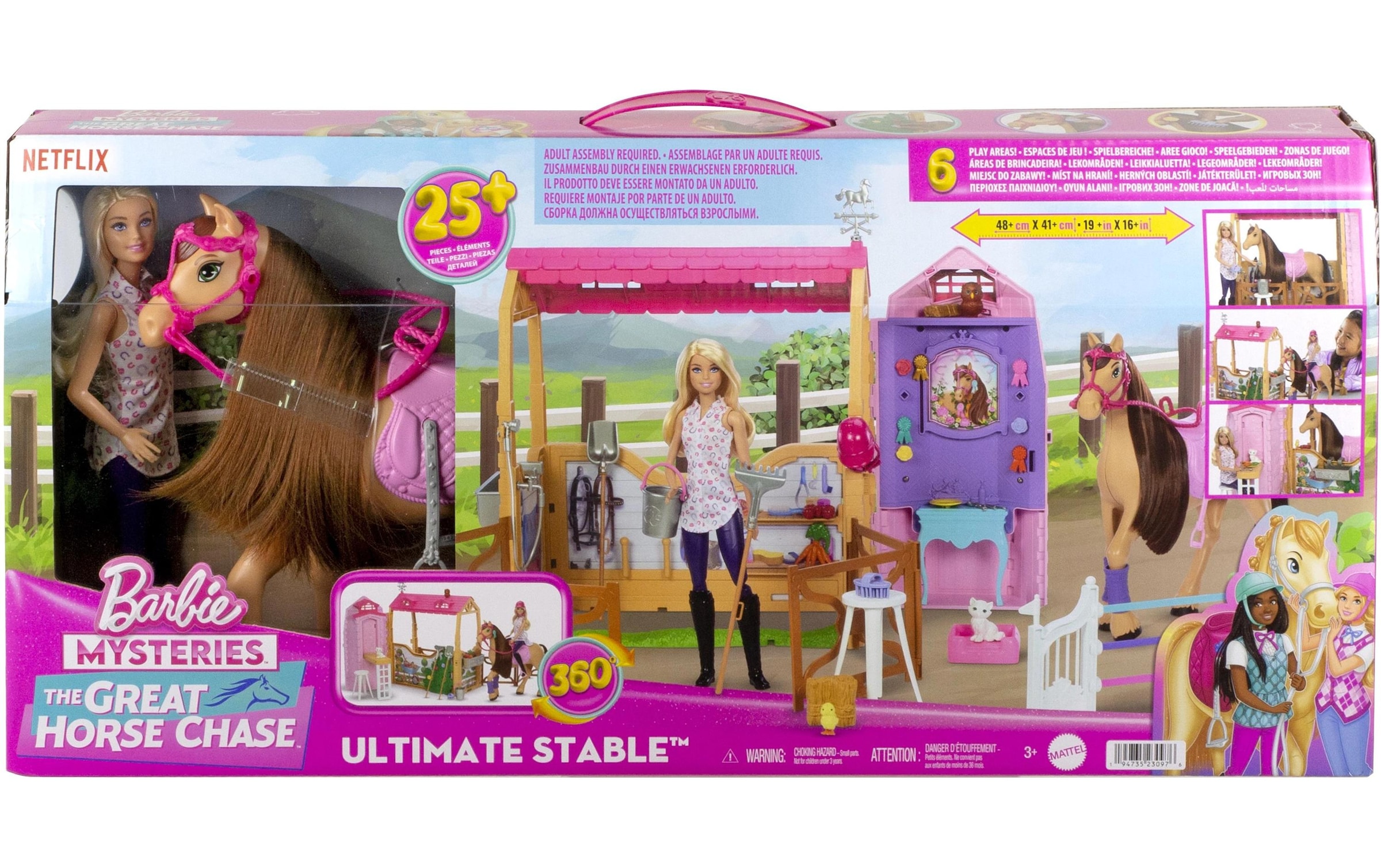 Barbie Anziehpuppe »Barbie The Ultimate Stable«, Puppenreihe: The Great Horse Chase