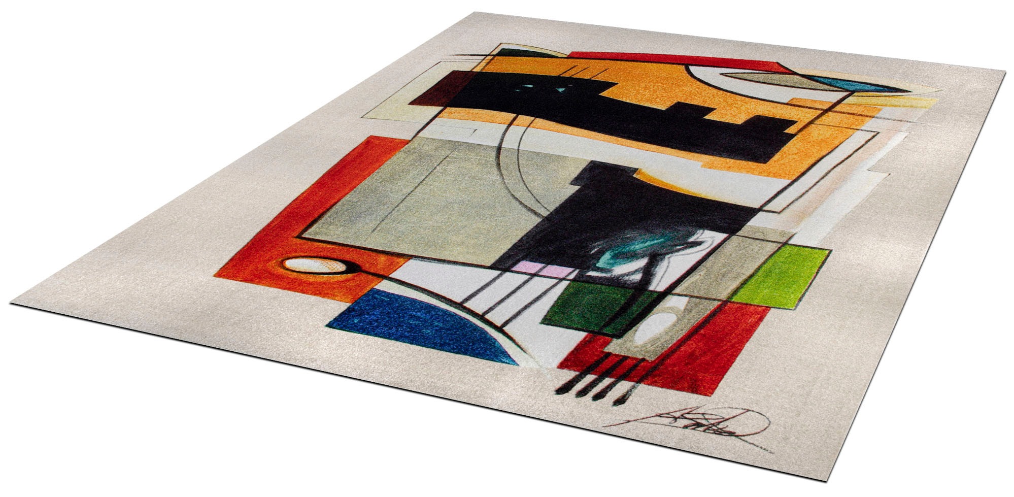 Image of wash+dry by Kleen-Tex Teppich »suburban structures«, rechteckig, 9 mm Höhe bei Ackermann Versand Schweiz