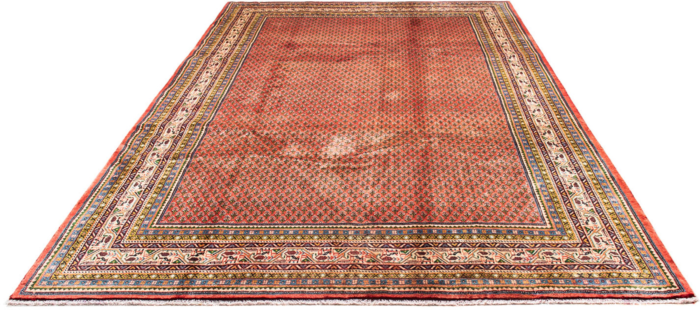 Image of morgenland Orientteppich »Perser - Mir - 310 x 215 cm - dunkelrot«, rechteckig, 10 mm Höhe, Wohnzimmer, Handgeknüpft, Einzelstück mit Zertifikat bei Ackermann Versand Schweiz