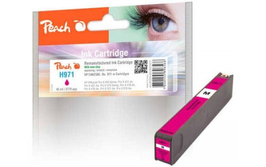 Tintenpatrone »Peach HP Nr. 971 (CN623AE) Magenta«, (1 St.)