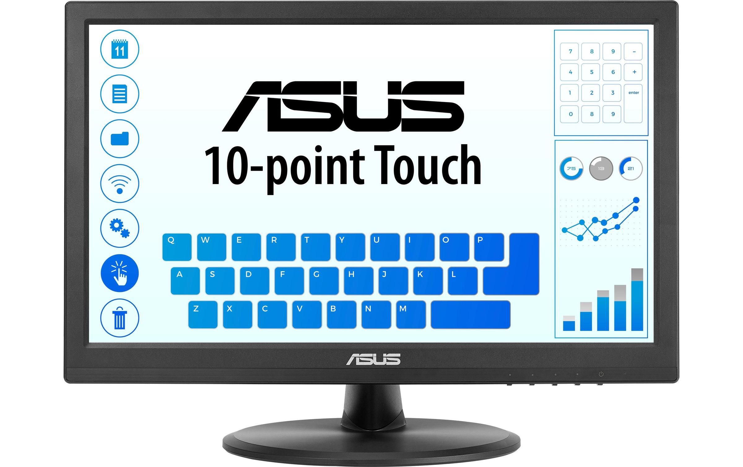 Image of Asus LED-Monitor "Touch VT169HE" 39,468 cm/15,6 ″ 1920 x 1080 px Full HD 60 Hz