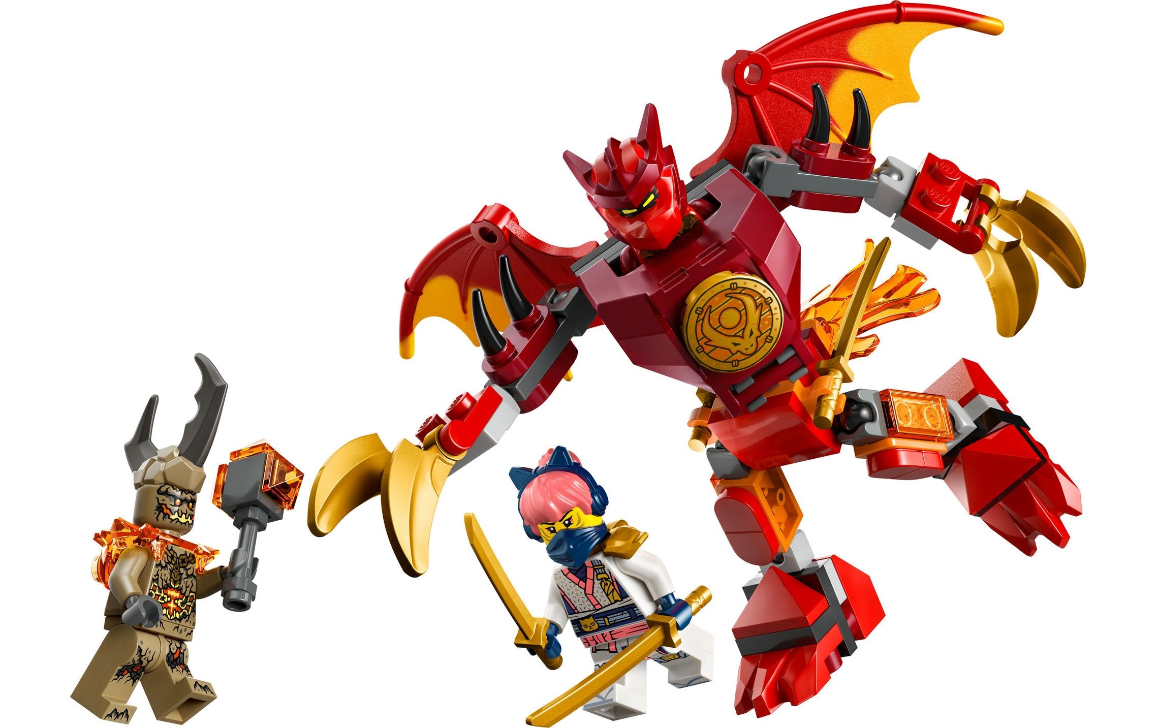   Konstruktionsspielsteine »Ninjago Kais Drachen-Mech Battle Set 71851« Kategorie: Fantasy-Welt