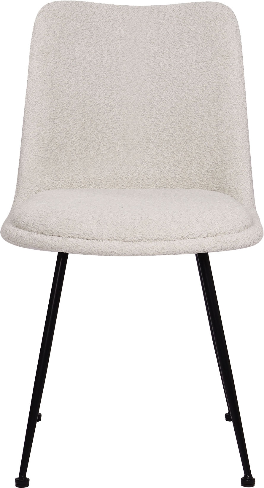 SIT 4-Fussstuhl »Krakau 2er-Set Bouclé Esszimmerstühle mit Metallgestell« (Set) 2 Stk.Öko-Tex Bouclé-Bezug & vielseitig einsetzbares Design