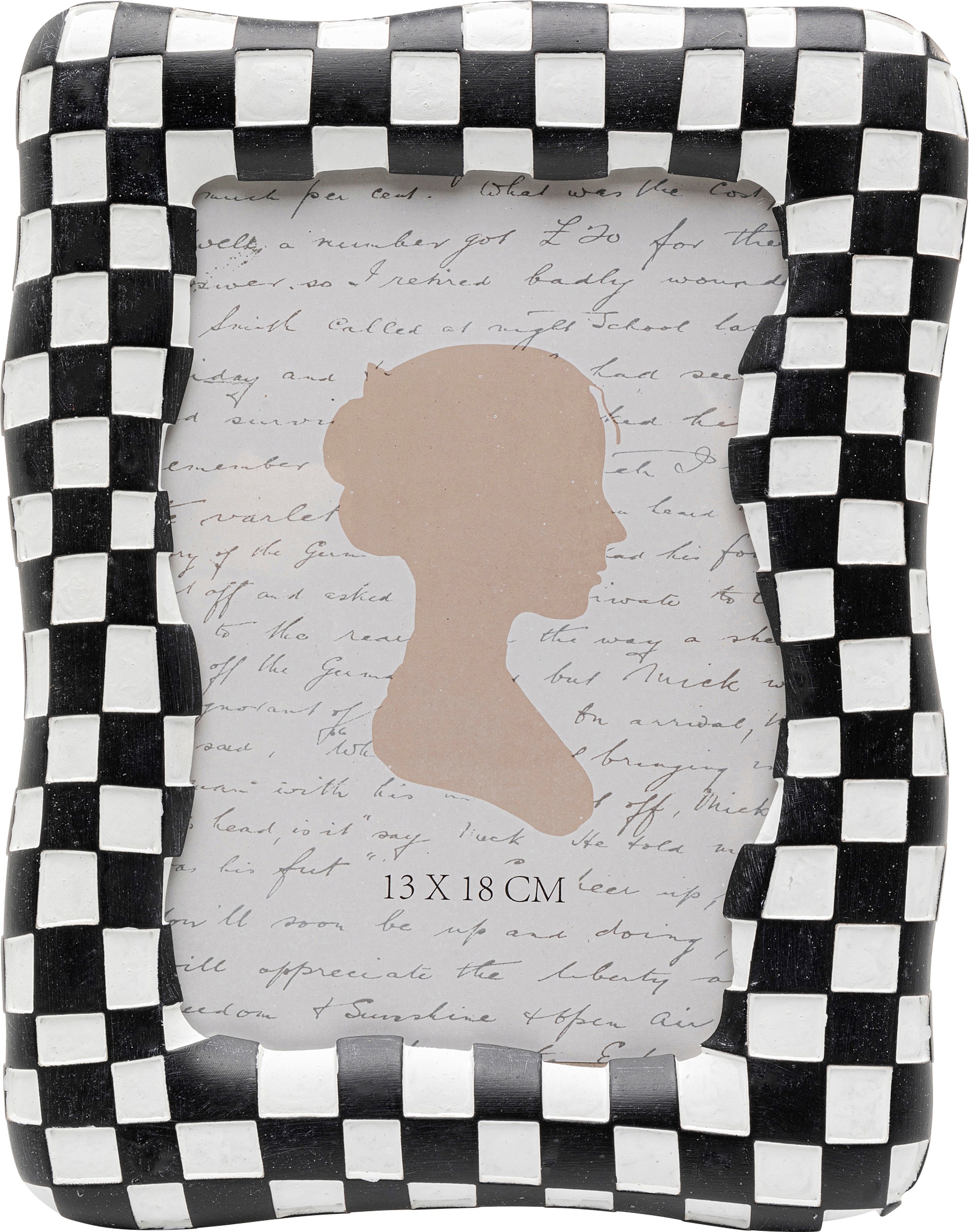 Image of Kare Design Bilderrahmen "Checker Schwarz 13x18cm"
