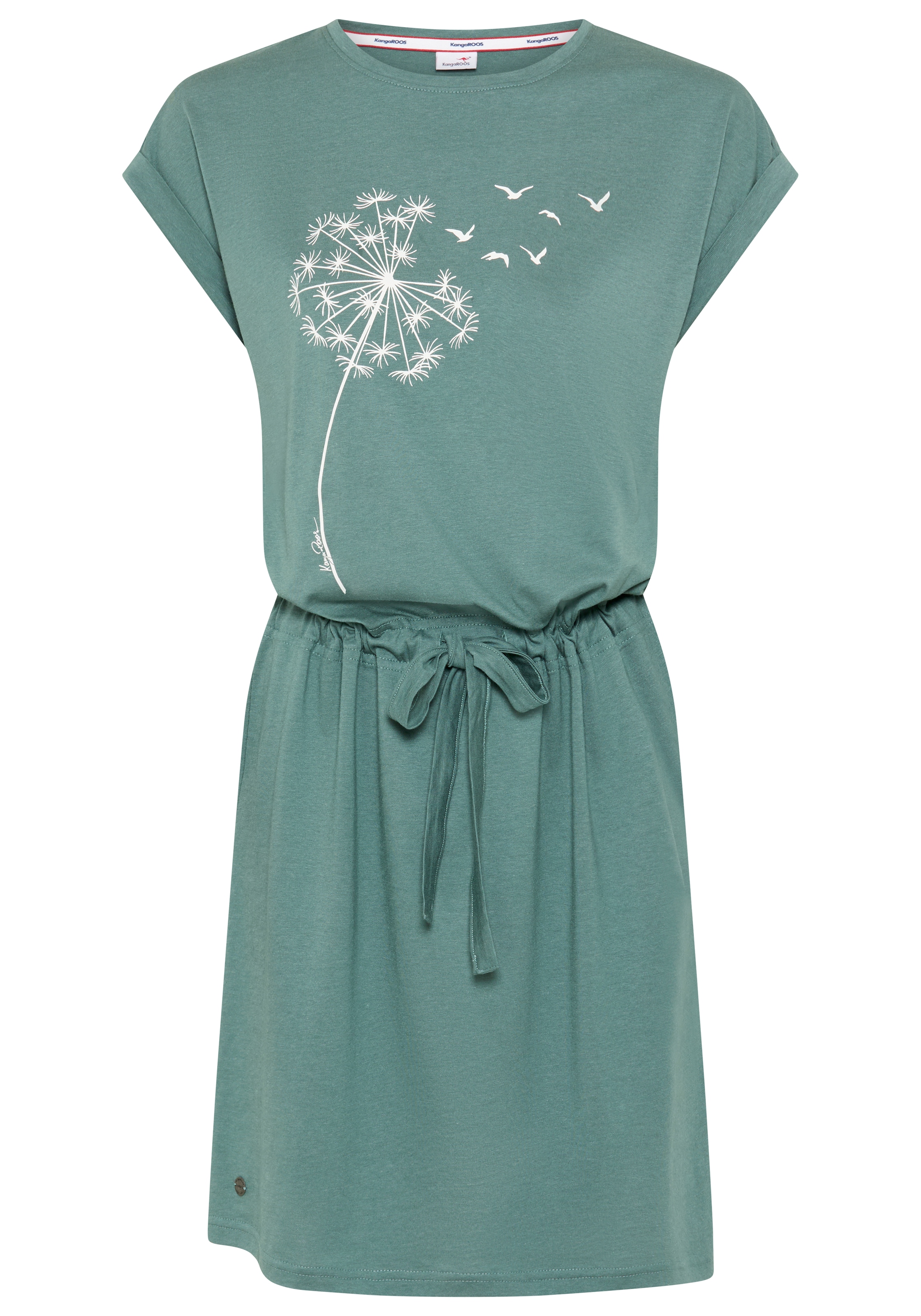 KangaROOS Robe t-shirt figurumspielendes Kleid, für Casualmode und Streetwear, Kurzarm