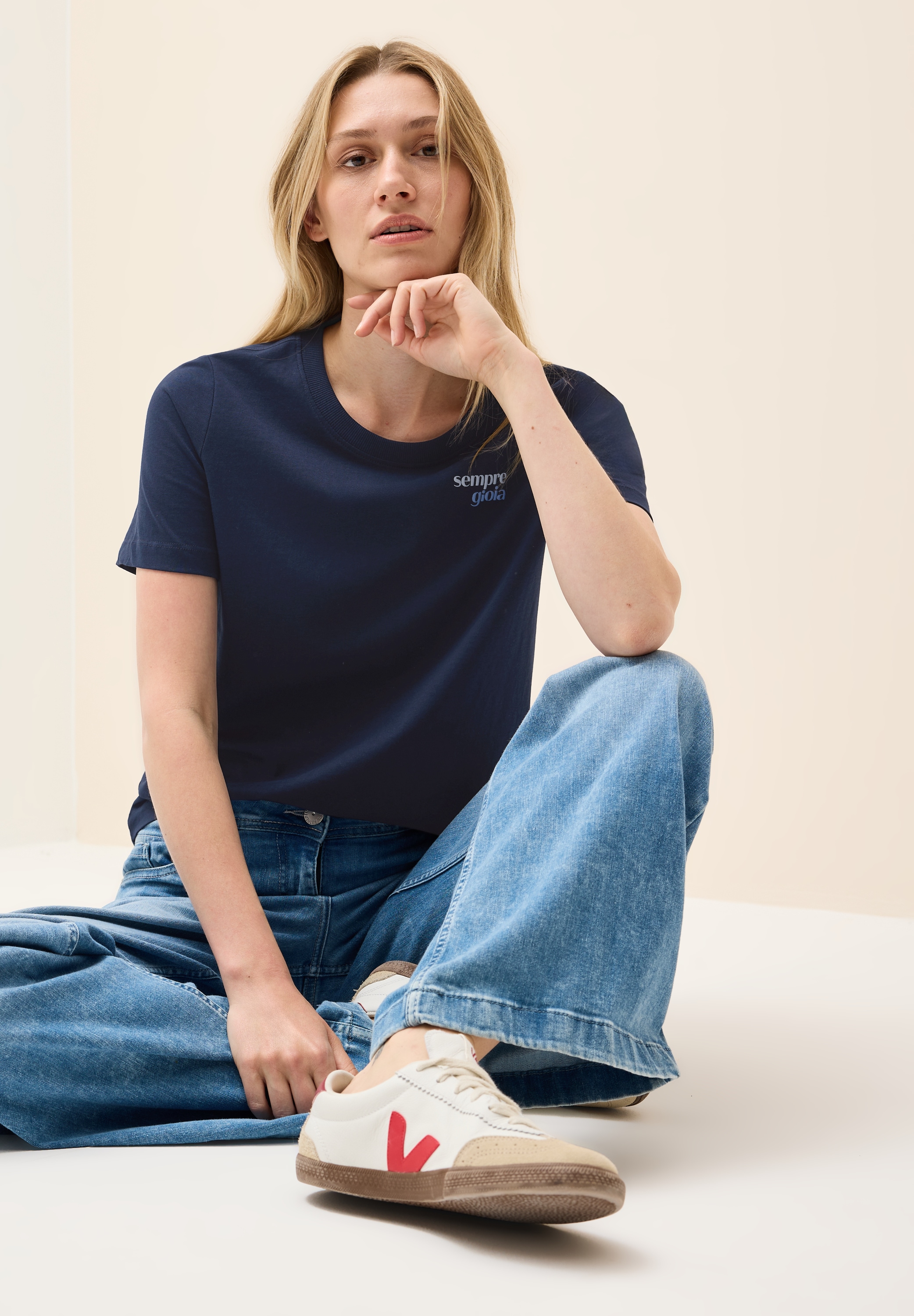 Cecil T-Shirt, mit Wording