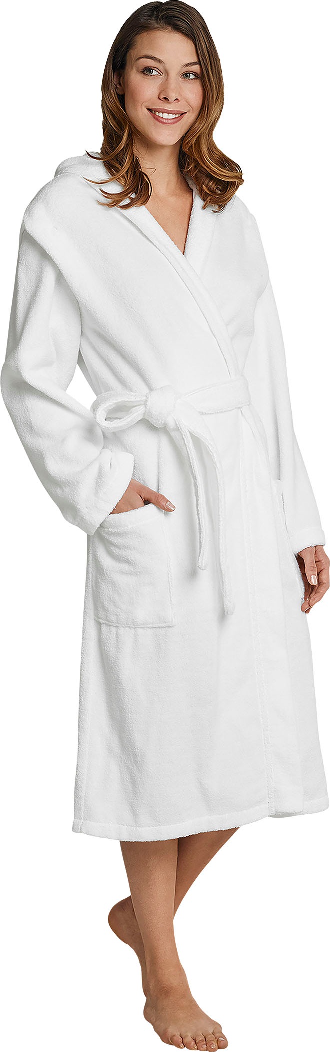 Image of Schiesser Damenbademantel »128545«, (1 St.), in weicher, gemütlicher Frottee-Qualität bei Ackermann Versand Schweiz