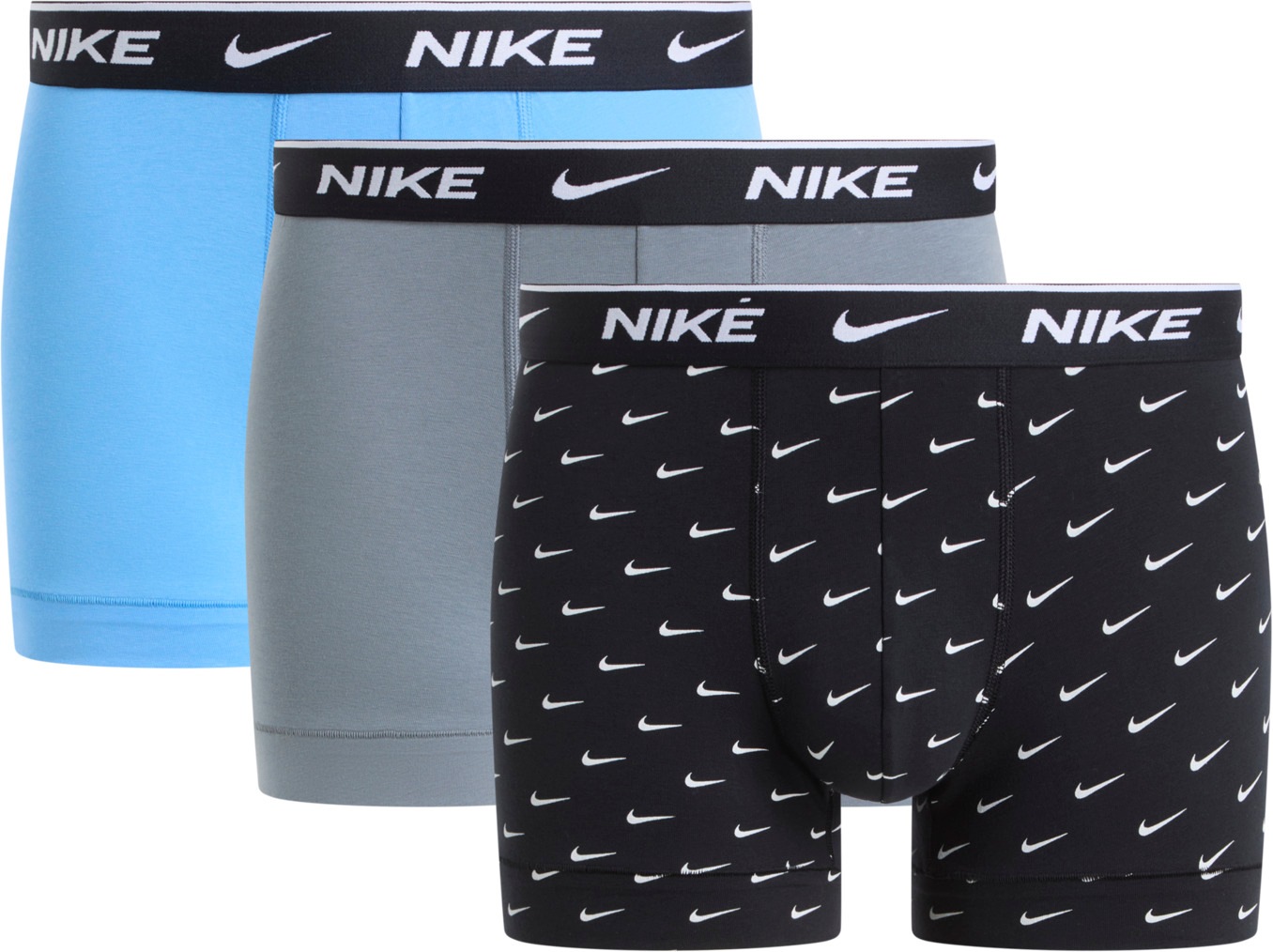 NIKE Underwear »TRUNK 3PK« Paquet, lot de 3, 3 cuis avec ceinture élastique logo