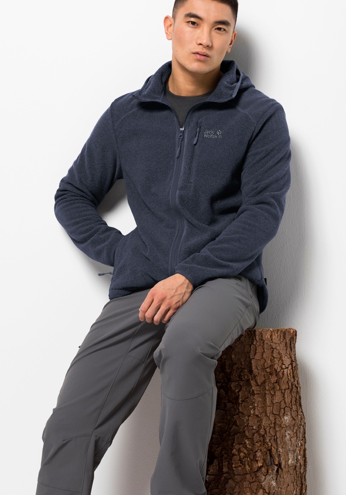 Image of Jack Wolfskin Kapuzenfleecejacke »SKYWIND HOODED JACKET M« bei Ackermann Versand Schweiz