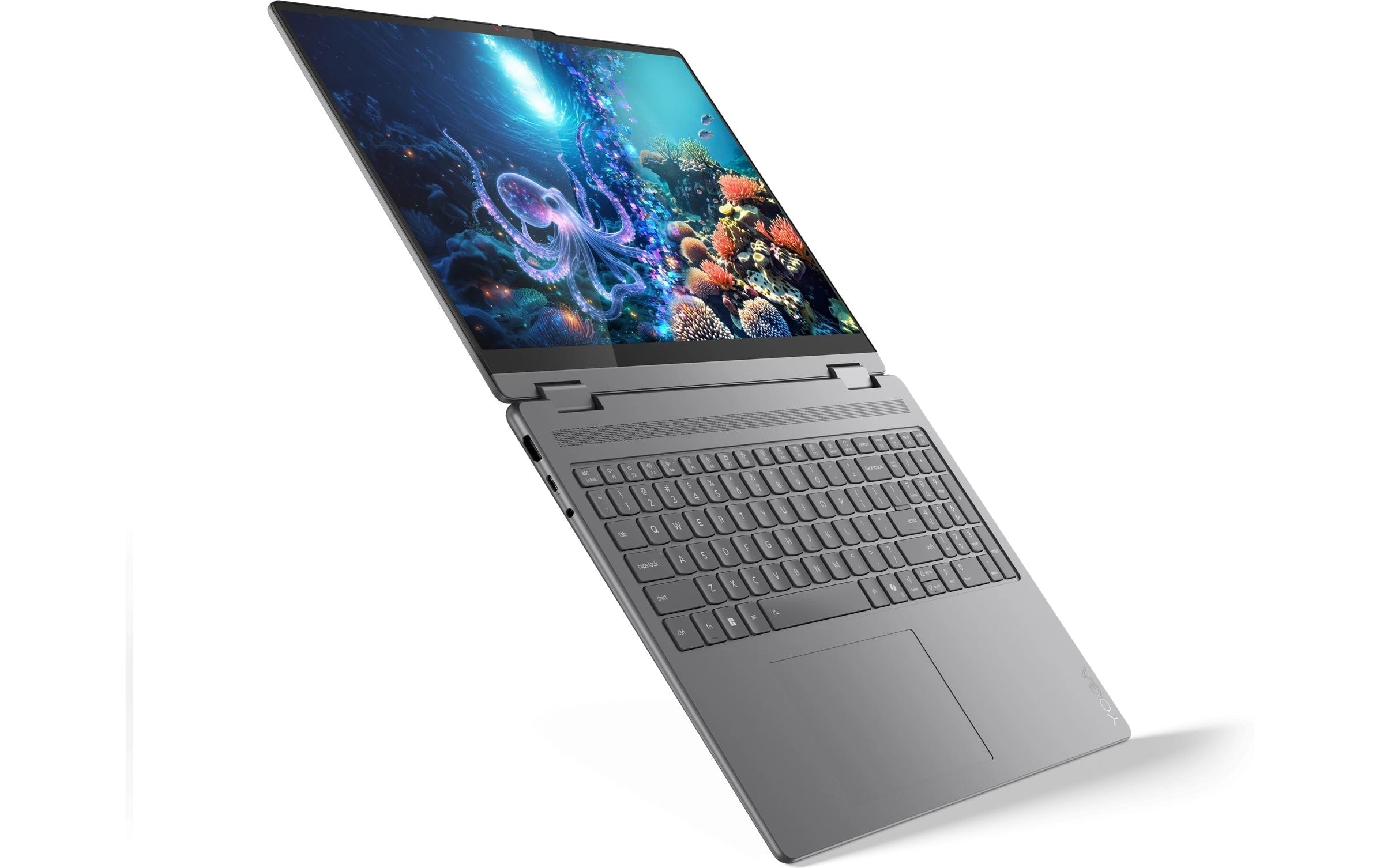Lenovo Notebook »Notebook Yoga 7 2-in-1 16ILL10 Copilot+ PC (Intel)« / 16 ″ Intel Core Ultra 7 1.000 GB SSD Integrierte NPU (Neural Processing Unit)