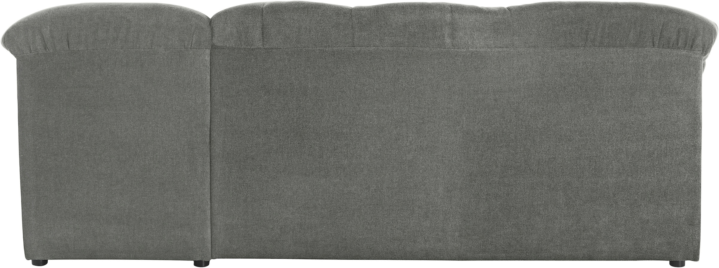 DOMO collection Canapé d'angle »Pegnitz, elegante Rückensteppung,  komfortabel, Breite 238cm, L-Form« wahlweise mit Bettfunktion