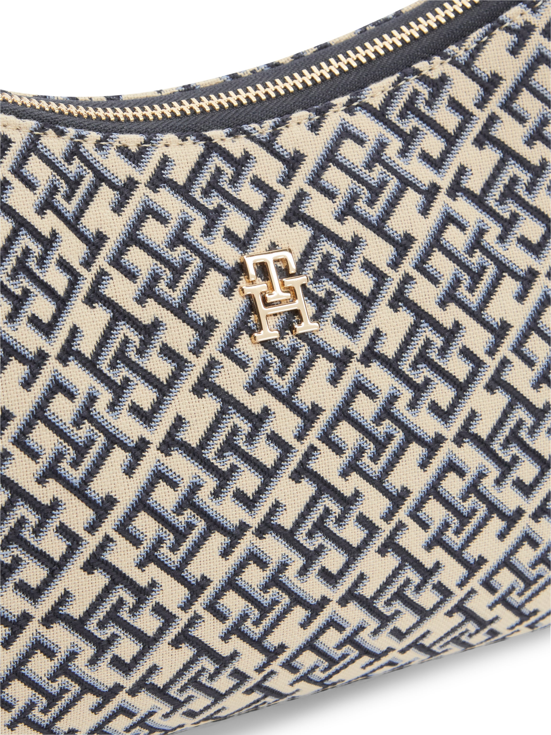 Tommy Hilfiger »TH ICON SHOULDER BAG JACQUARD« Sac à main femme, sac de transport avec broderie logo TH