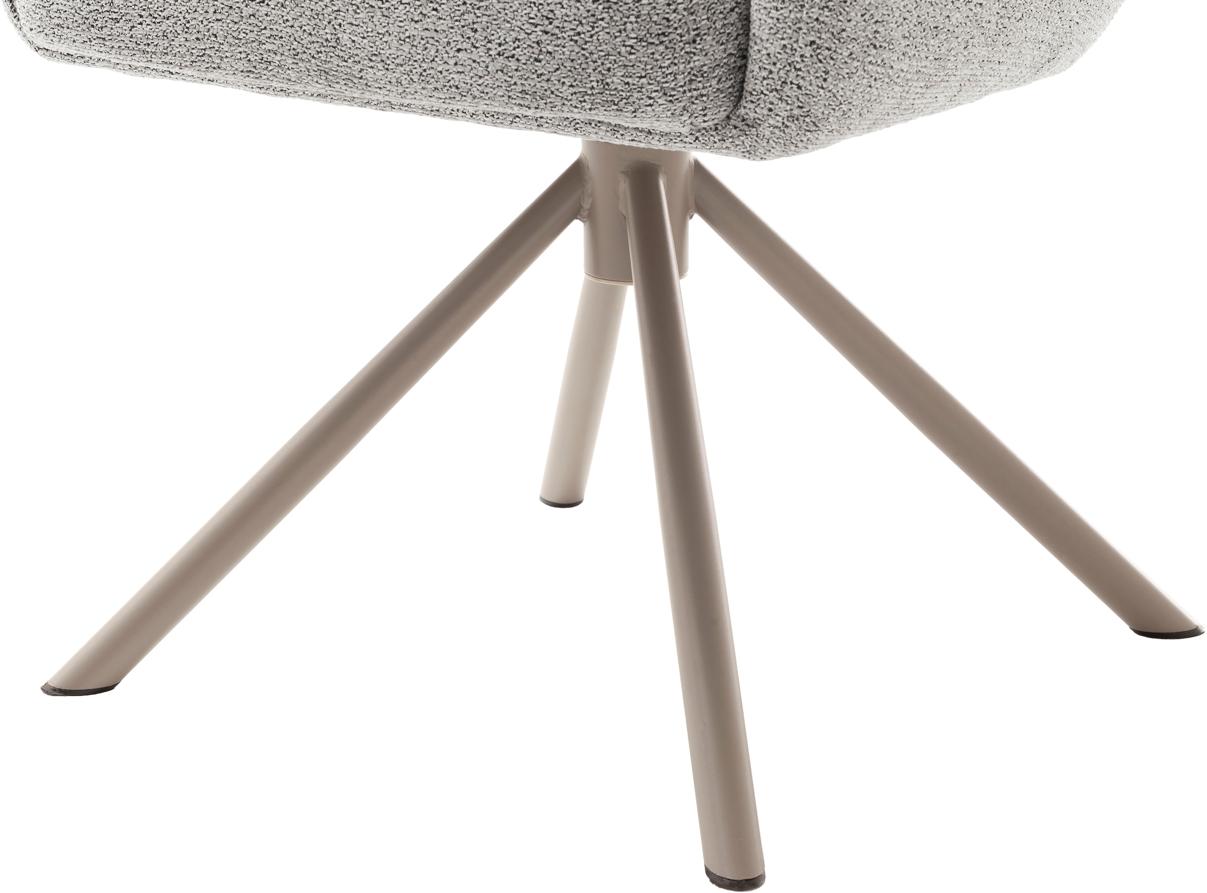 MCA furniture 4-Fussstuhl (Set) 2 Stk.Taschenfederkern, 360° drehbar