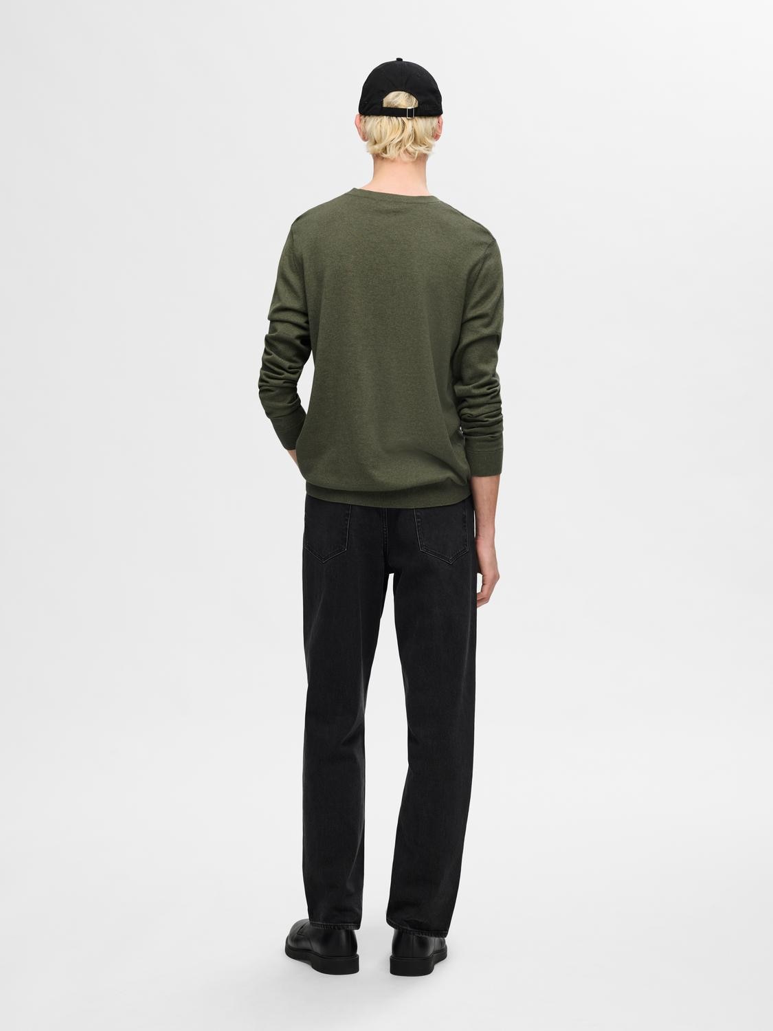 SELECTED HOMME Strickpullover »SLHBERG CREW NECK NOOS«