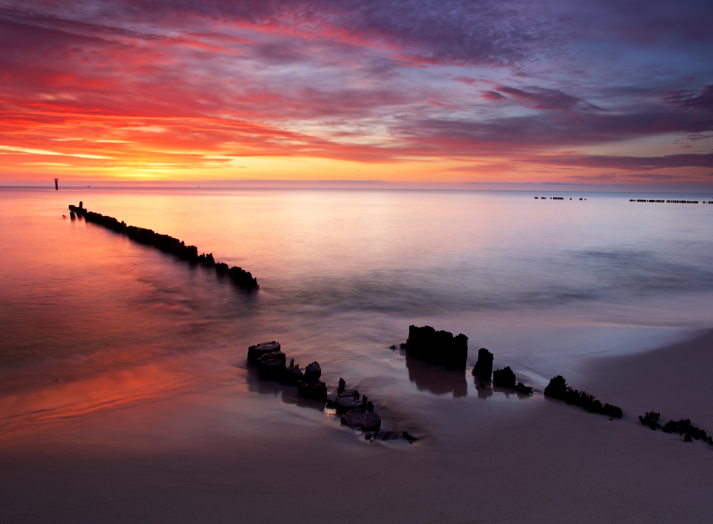 Image of Papermoon Fototapete "Baltic Sunrise" glatt