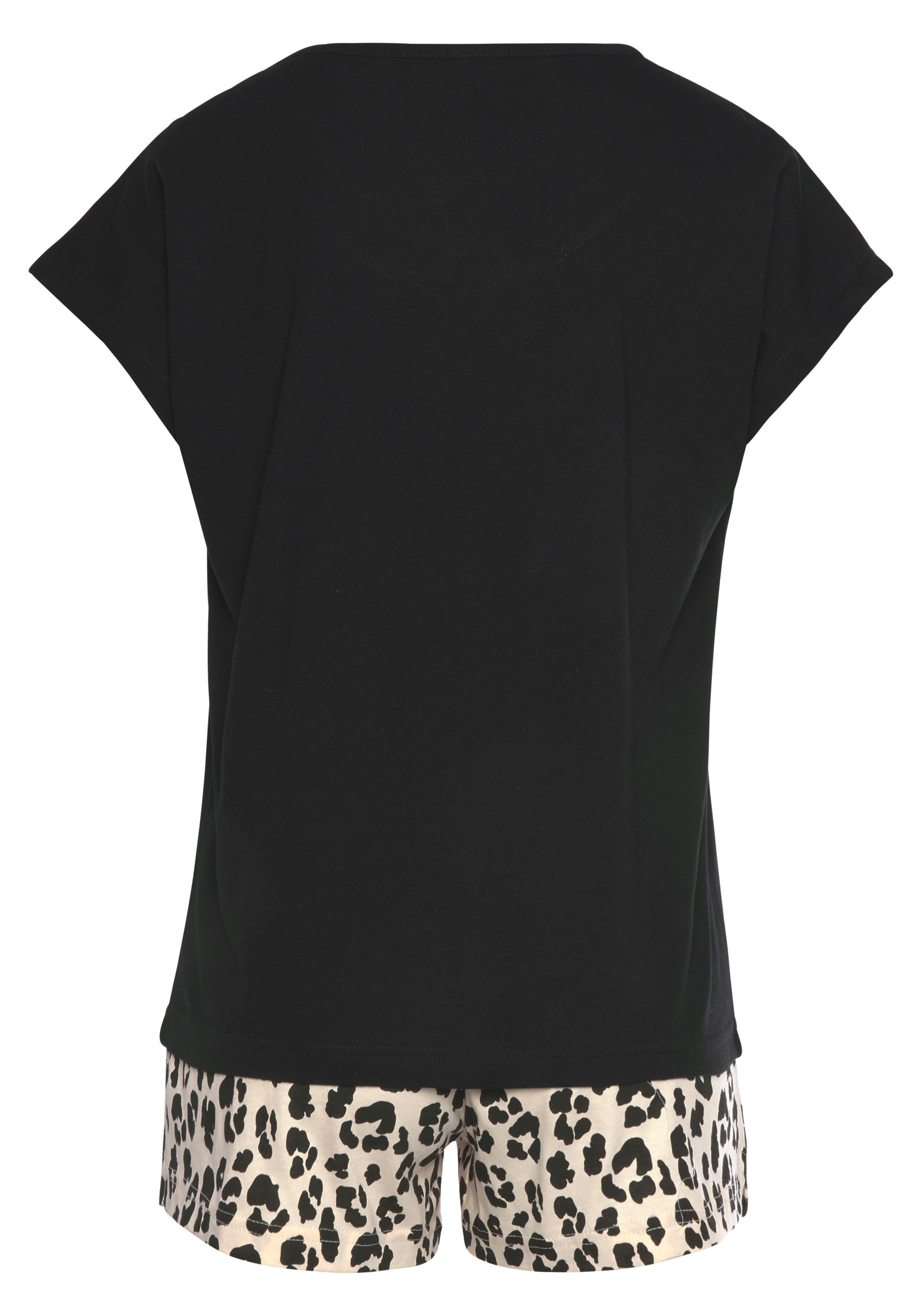 Vivance Dreams Shorty, (Packung, 4 tlg., 2 Stück), mit Animal-Print
