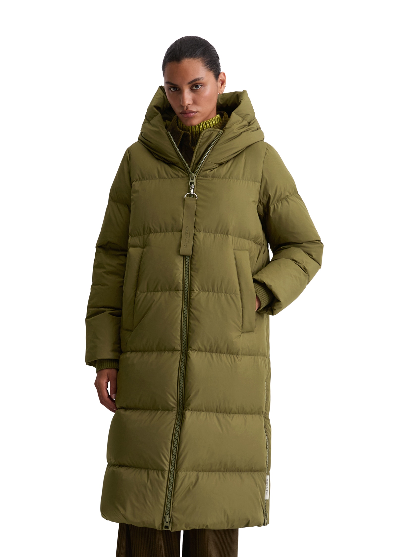 Image of Marc OPolo Daunenmantel am Saum mit seitlichen Zipper-Schlitzen