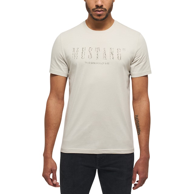 ♕ MUSTANG Kurzarmshirt »Mustang T-Shirt Print-Shirt« versandkostenfrei auf